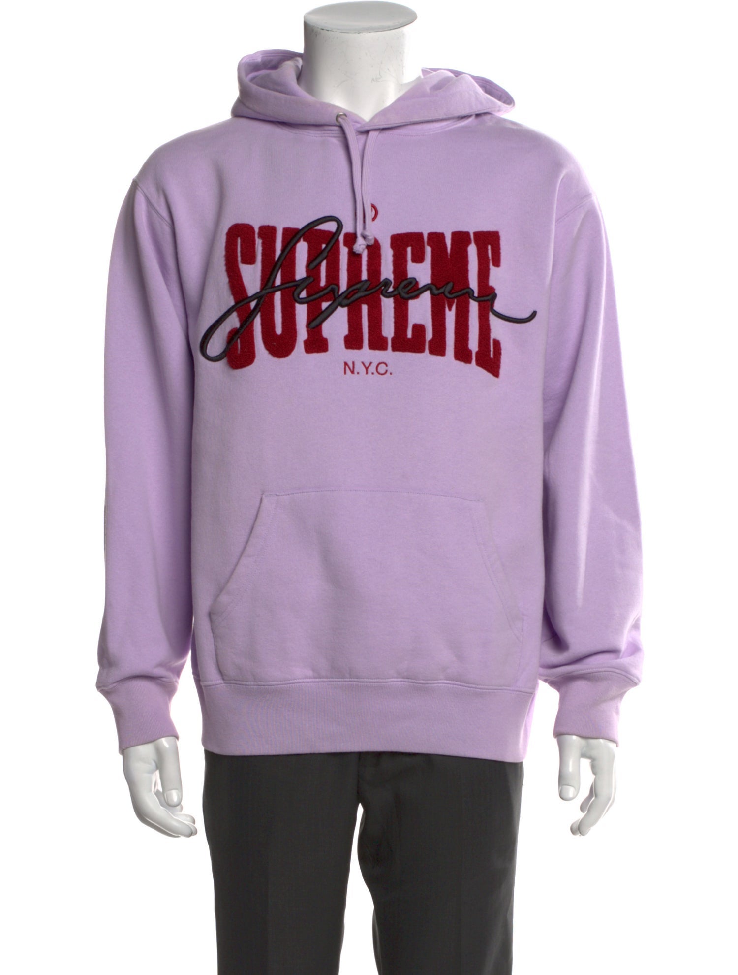 Supreme Graphic Print Crew Neck Hoodie