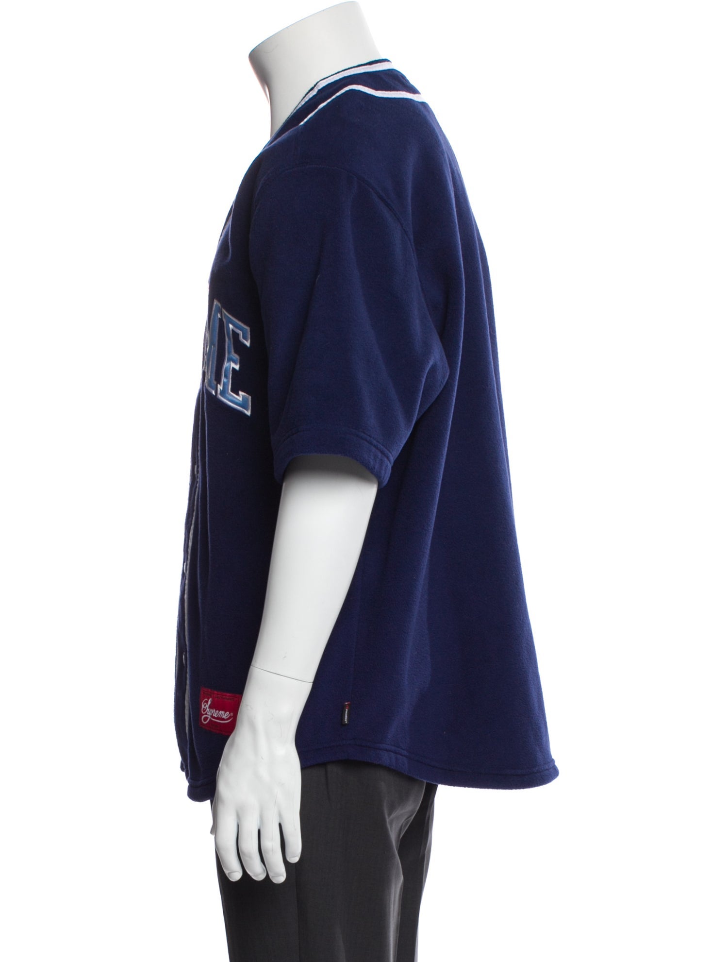 Supreme Striped V-Neck T-Shirt