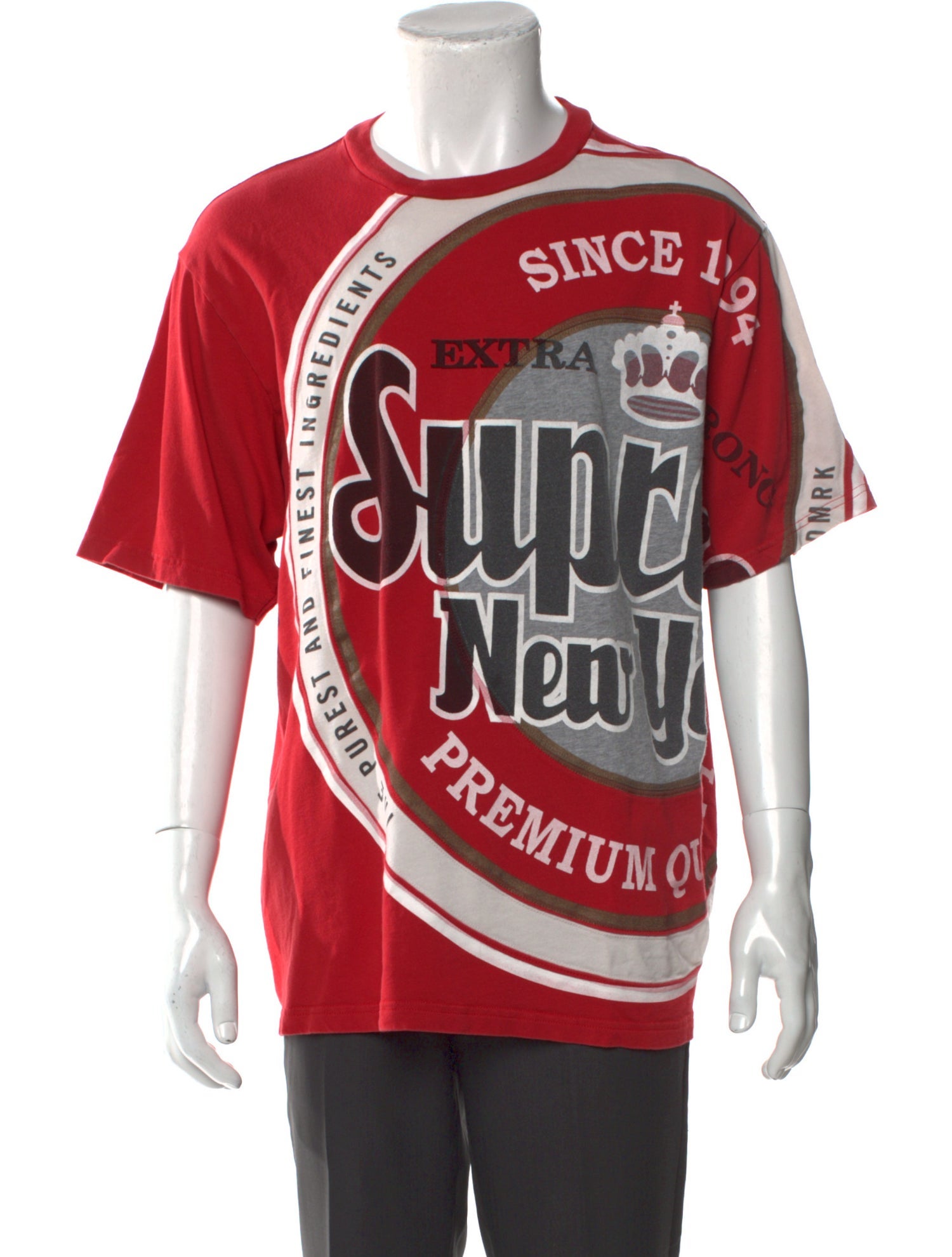 Supreme Graphic Print Crew Neck T-Shirt