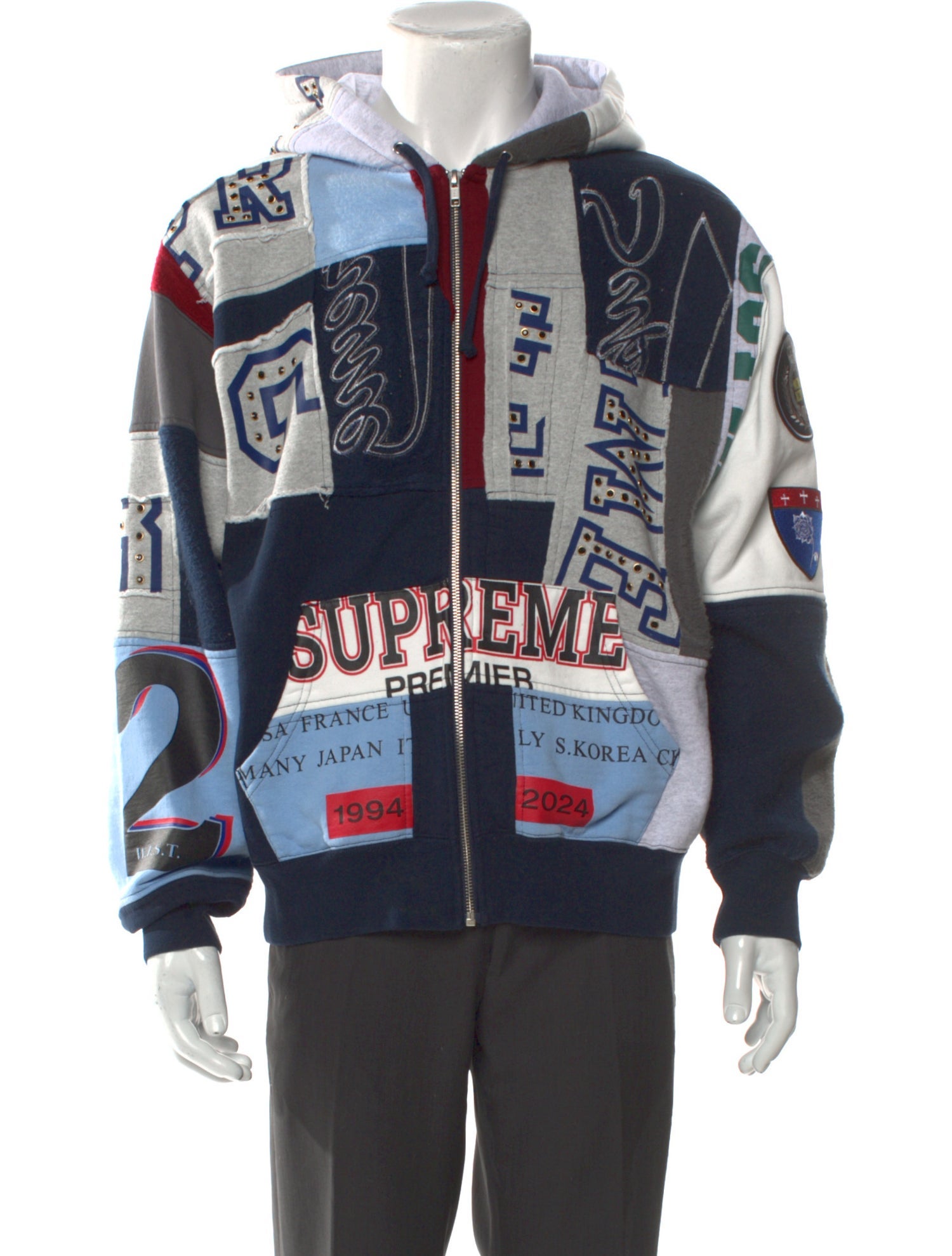 Supreme Graphic Print Crew Neck Hoodie