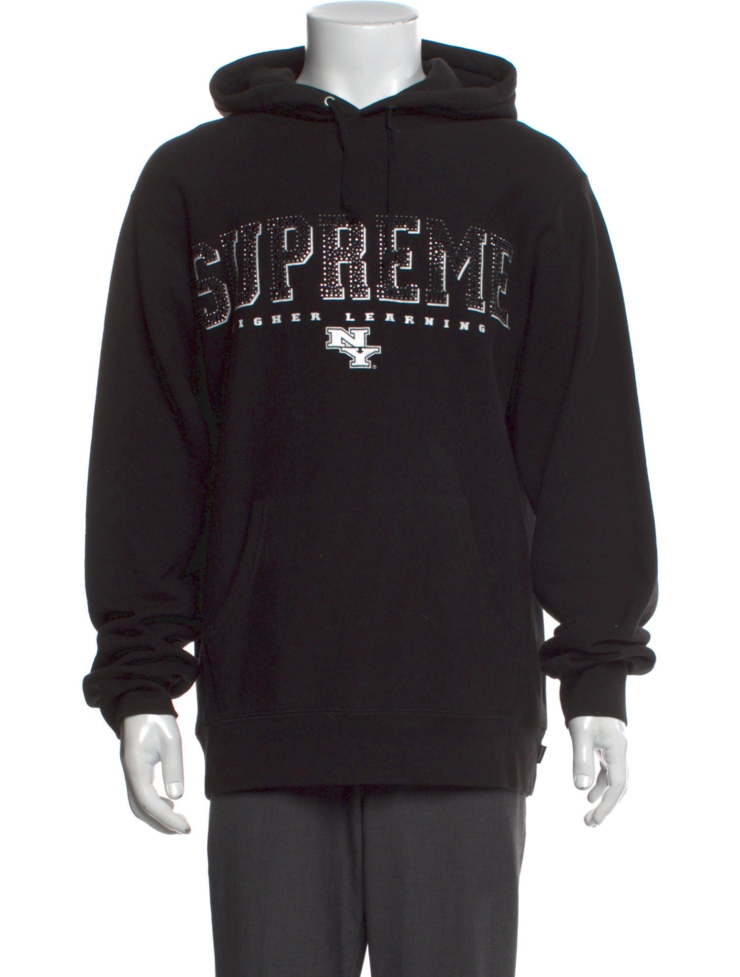 Supreme Graphic Print Crew Neck Hoodie