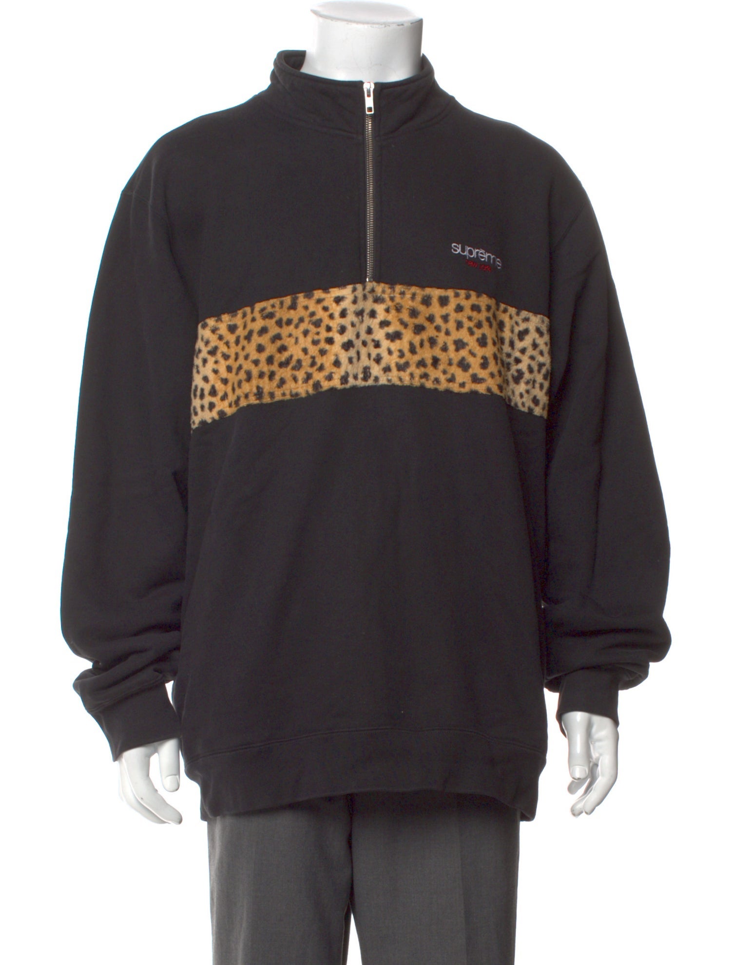 Supreme Printed Mock Neck Pullover