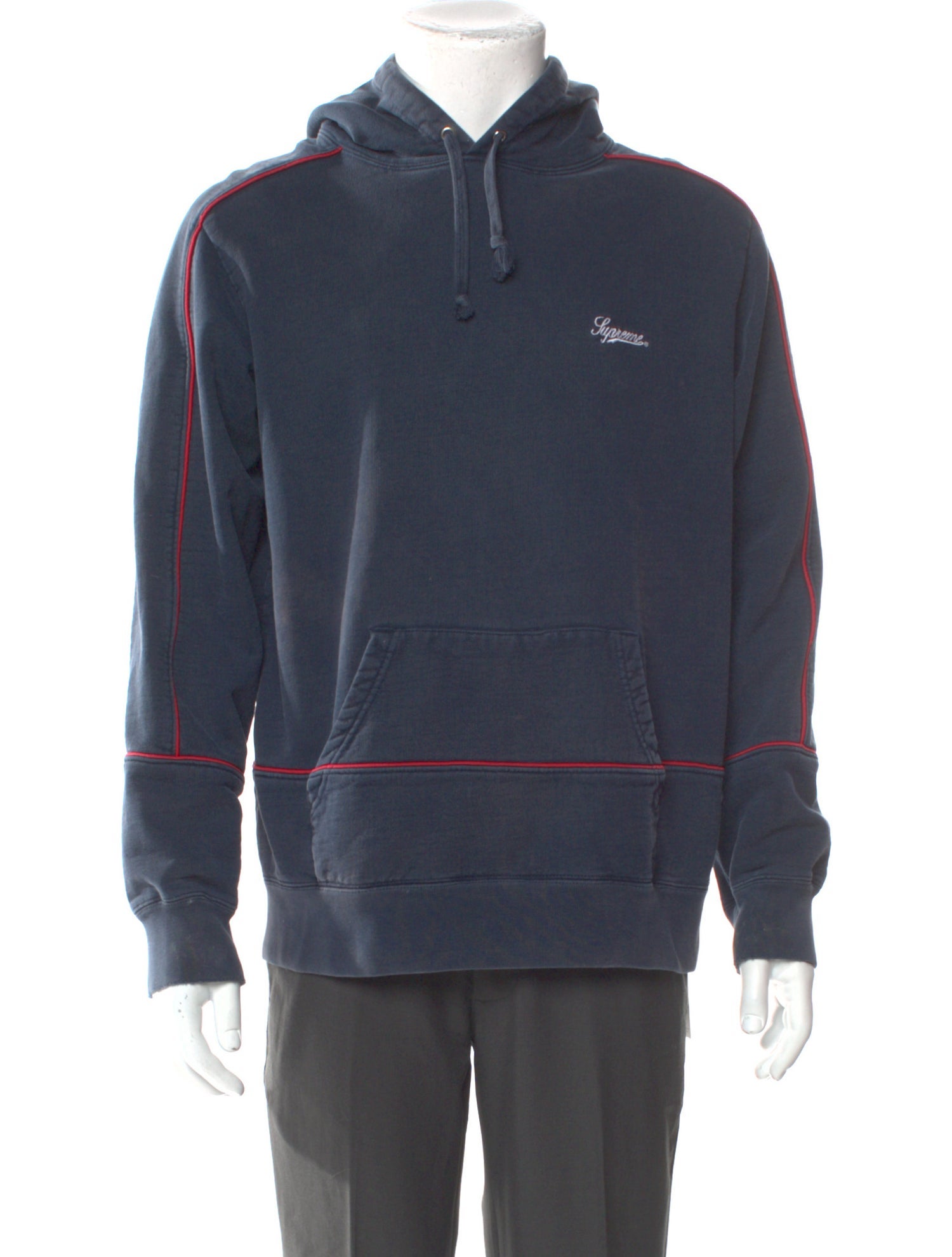 Supreme Graphic Print Mock Neck Polo Sweater