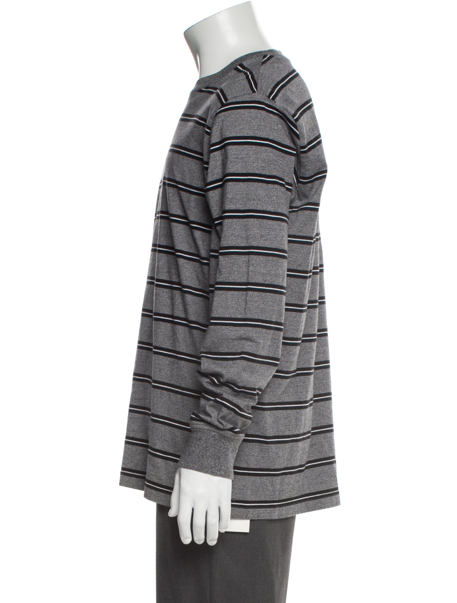 Supreme Striped Crew Neck Henley