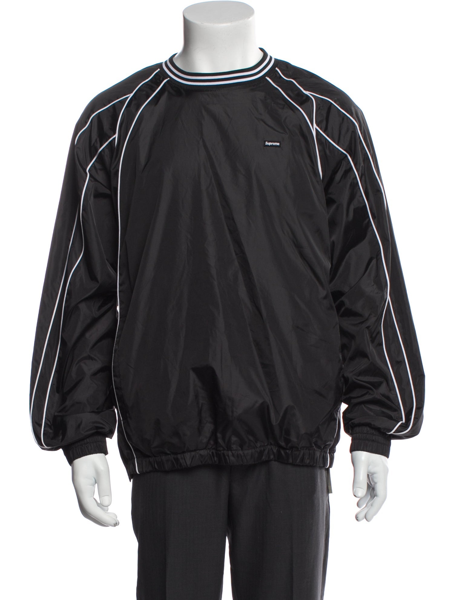 Supreme Striped Crew Neck Sweatshirt