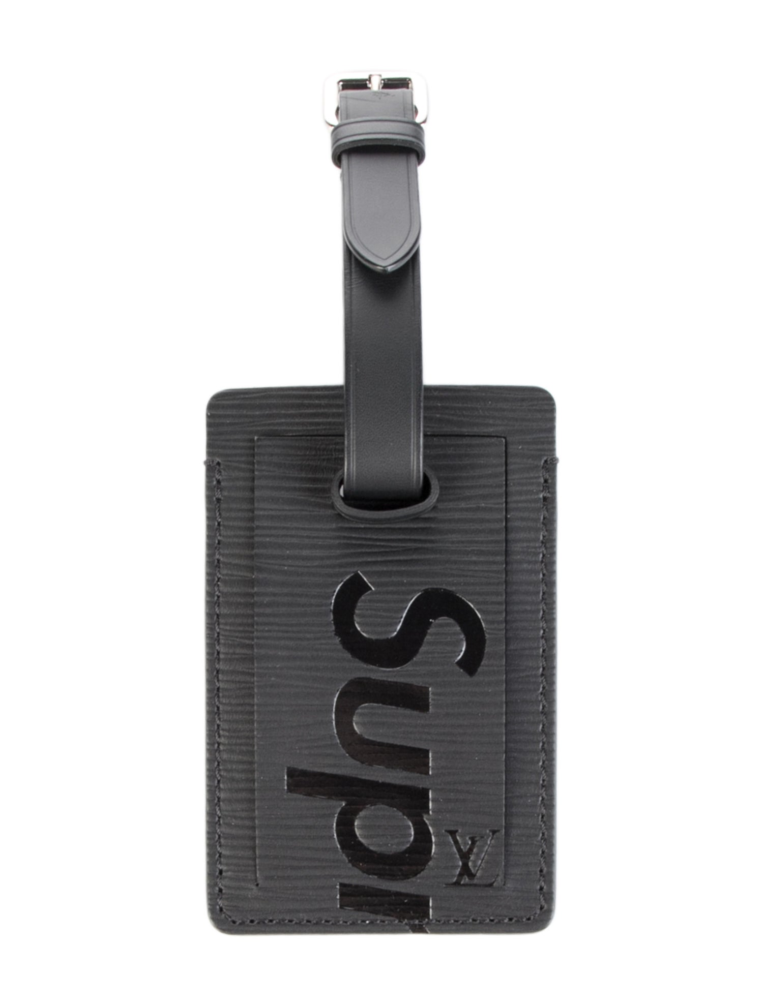 Louis Vuitton x Supreme Leather Epi Luggage Tag
