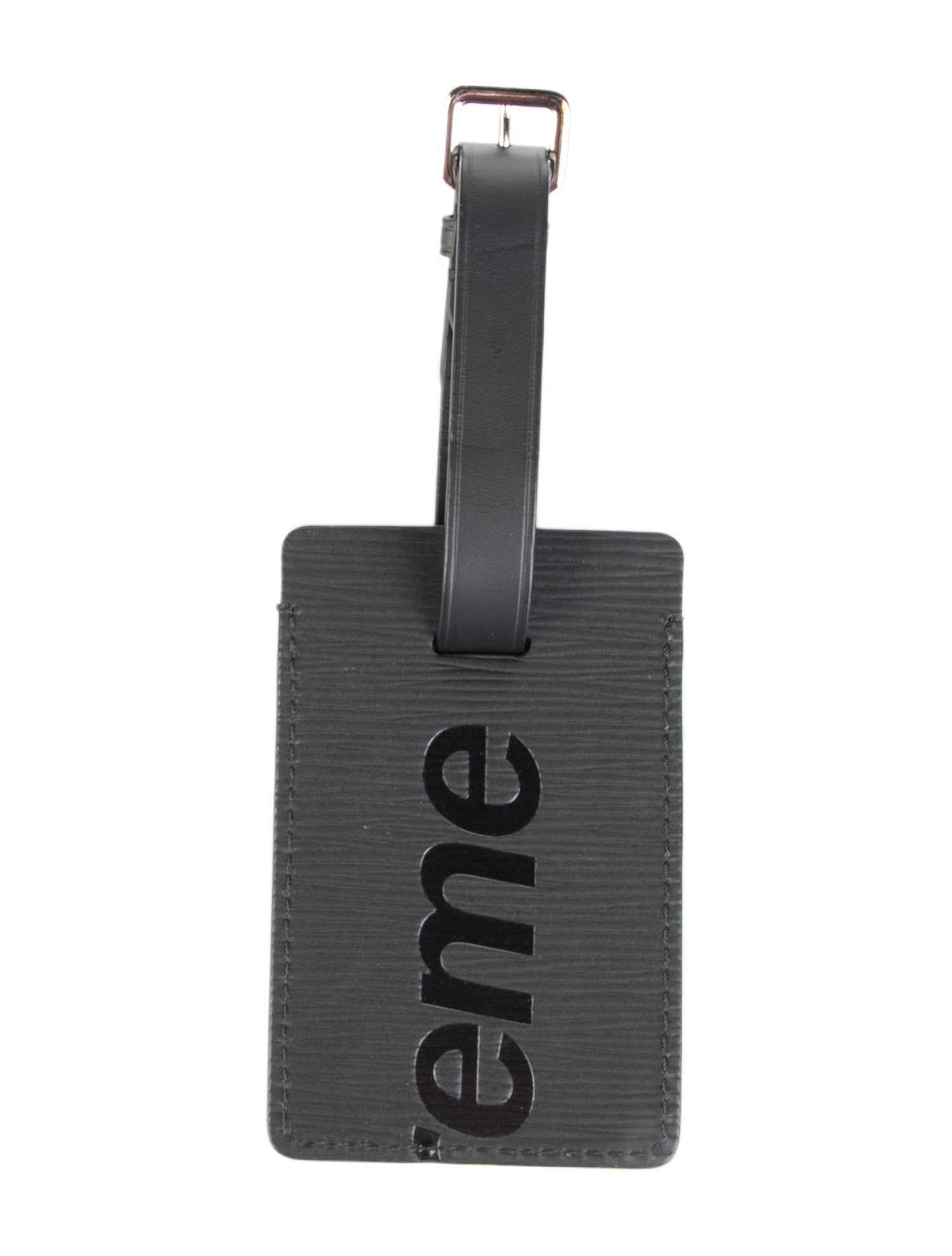 Louis Vuitton x Supreme Leather Epi Luggage Tag