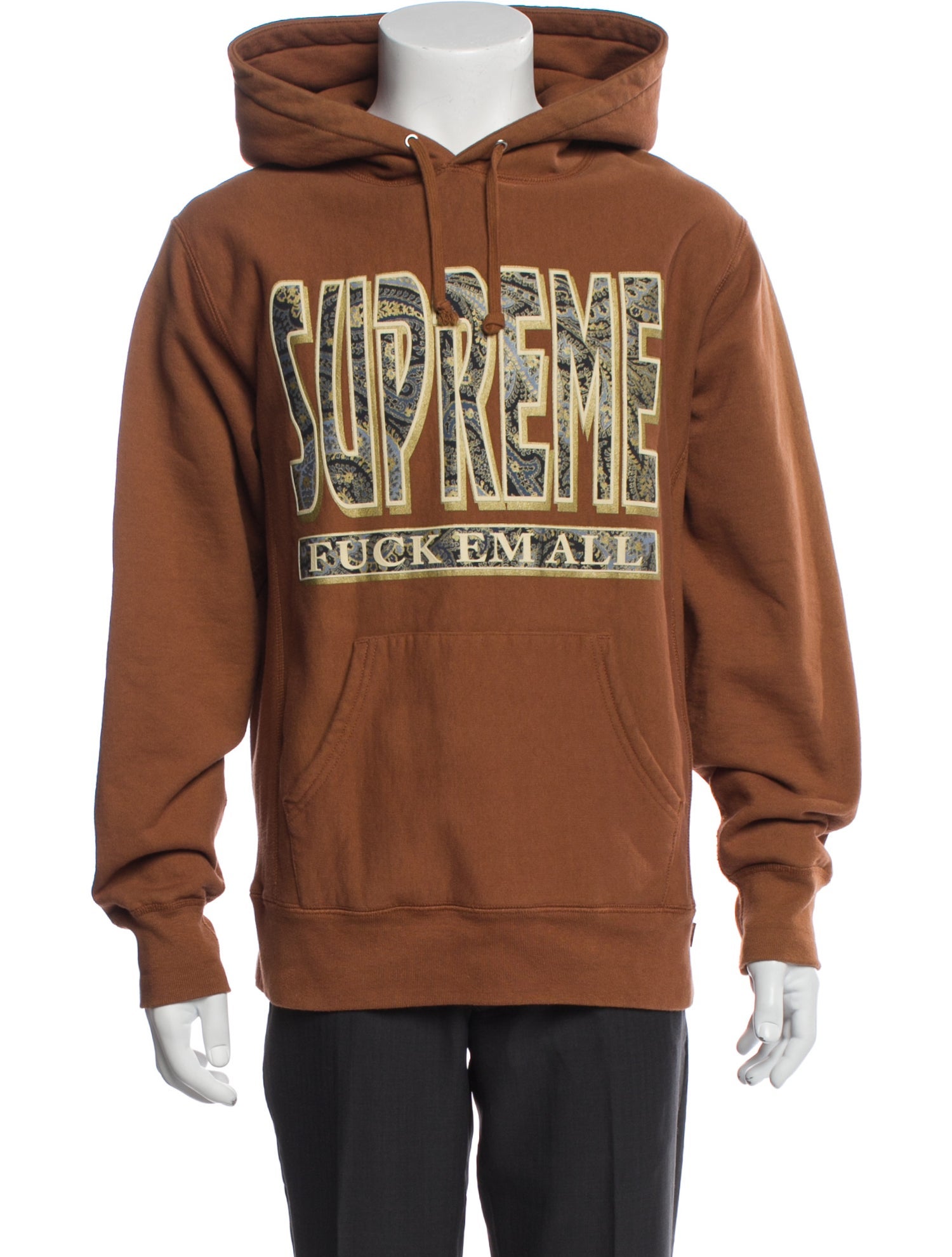 Supreme Graphic Print Crew Neck Hoodie