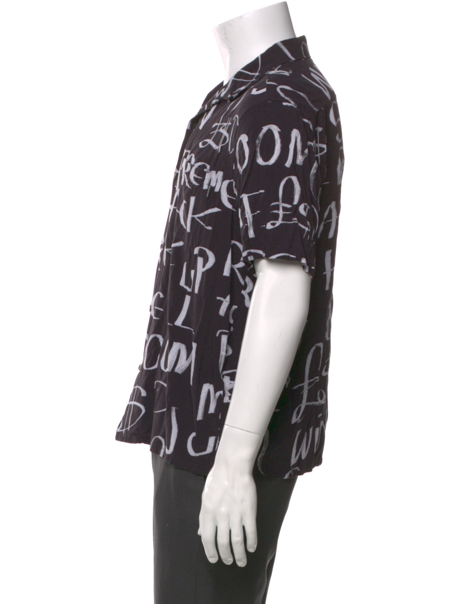 Supreme Graphic Print Short Sleeve Shirt