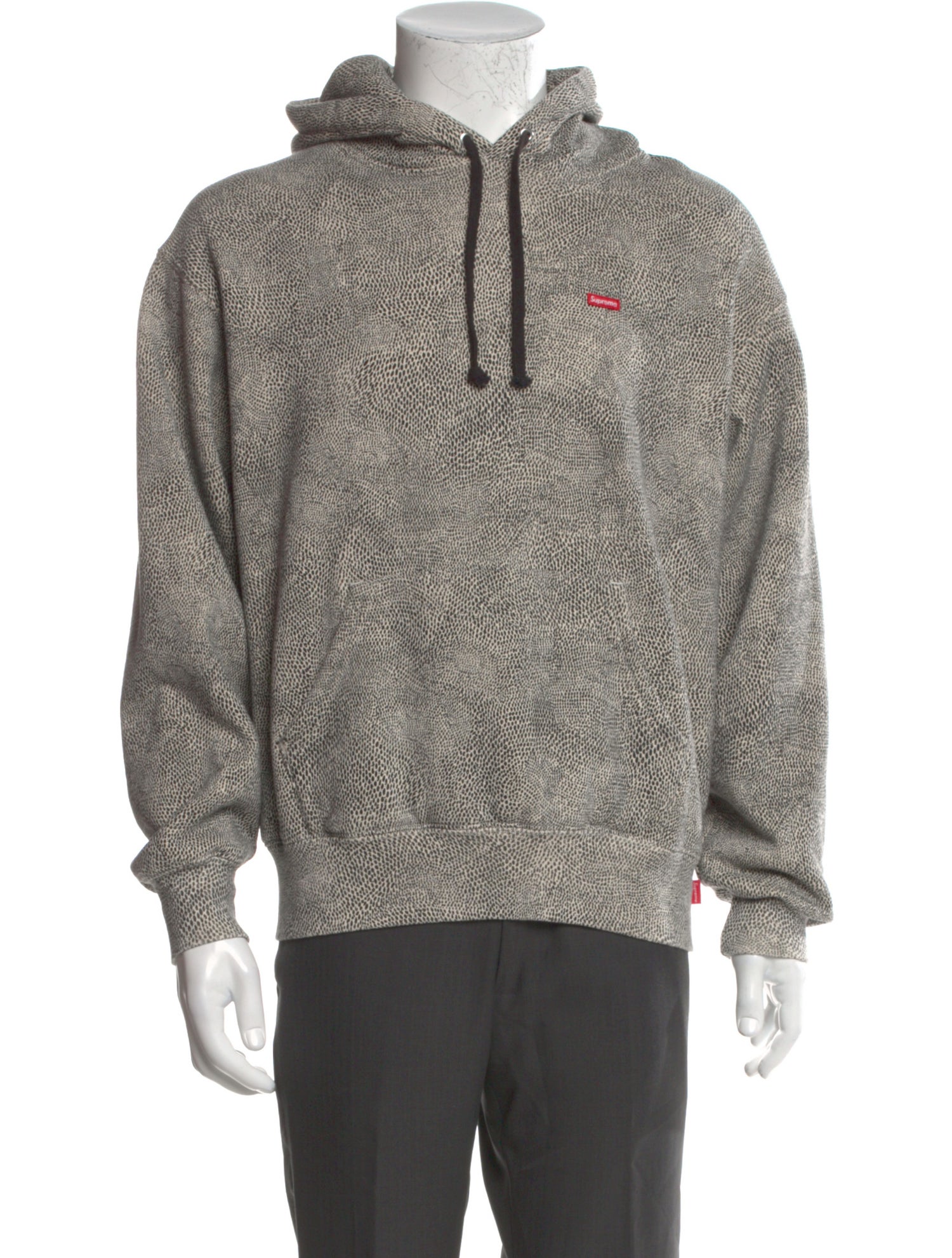 Supreme Printed V-Neck Hoodie