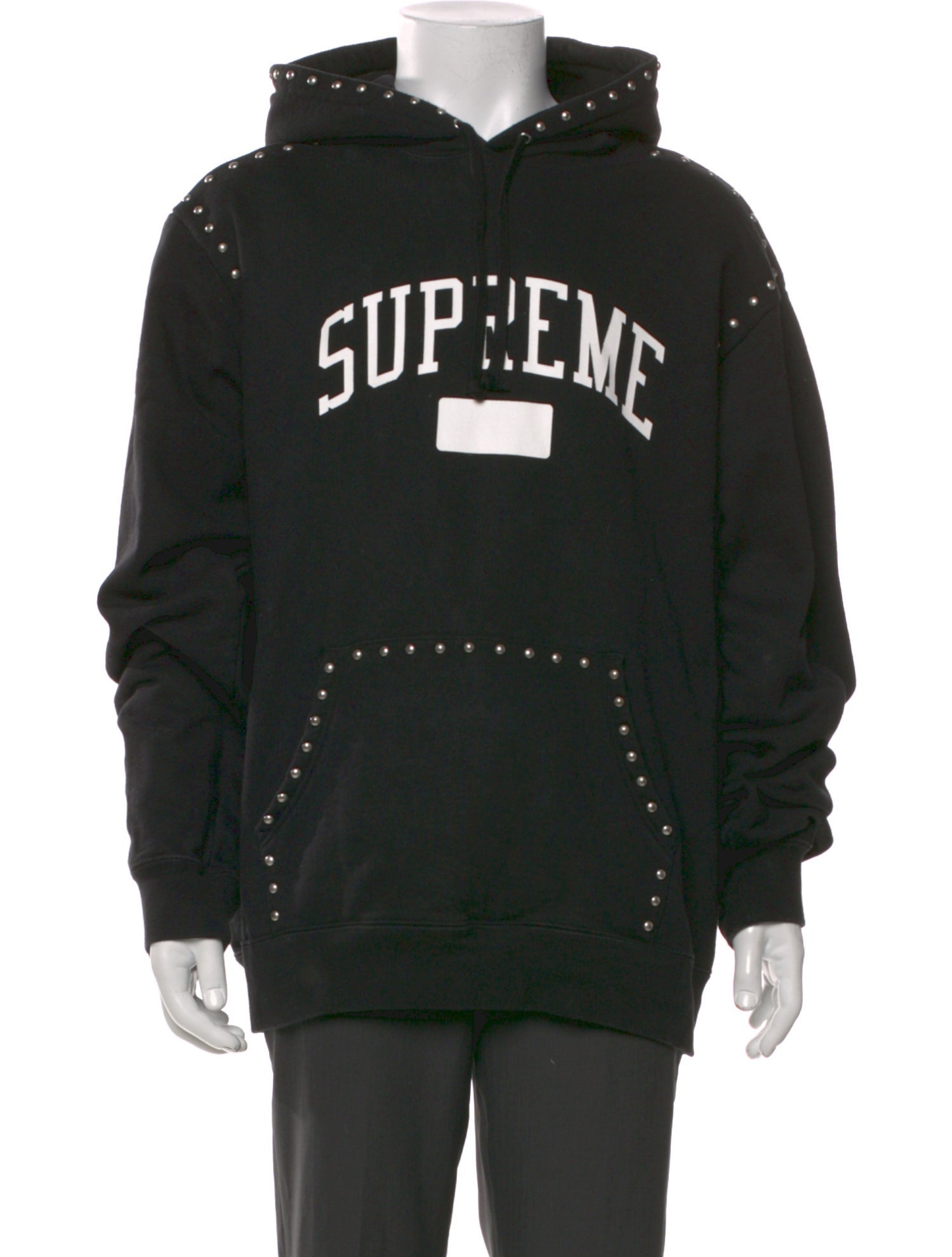 Supreme Graphic Print Crew Neck Hoodie