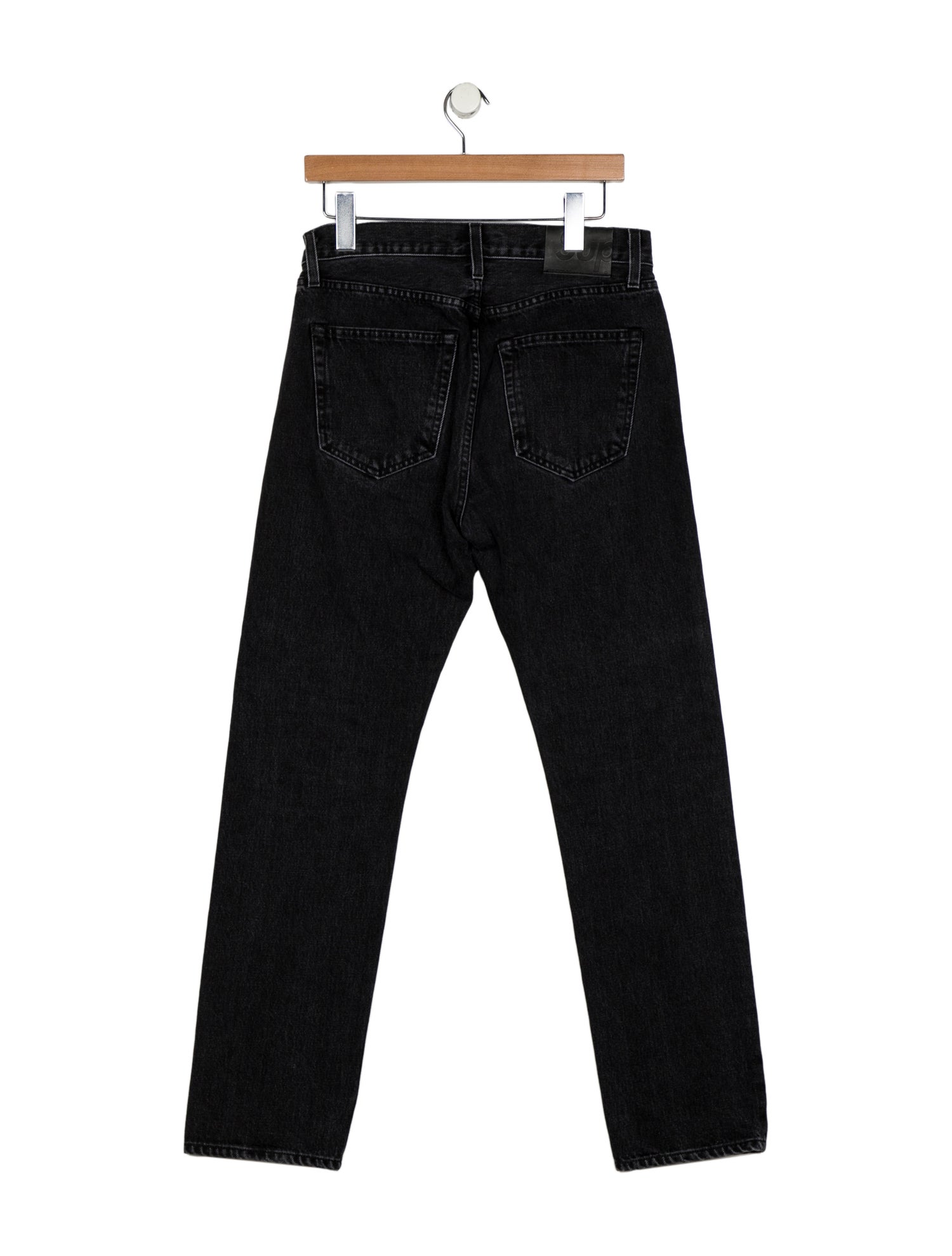 Supreme Mid-Rise Straight Leg Jeans