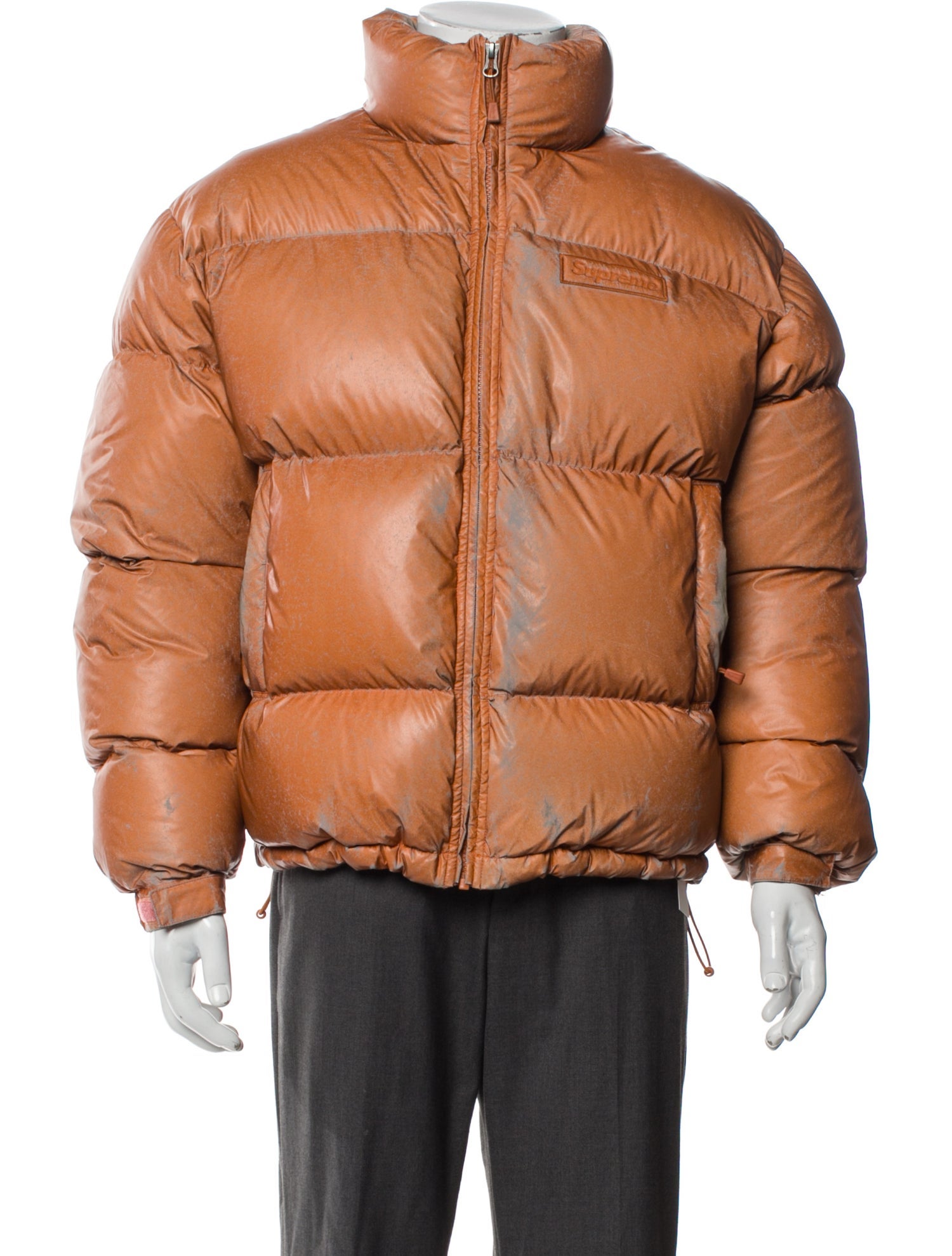 Supreme 2020 Reflective Speckled Down Puffer Coat