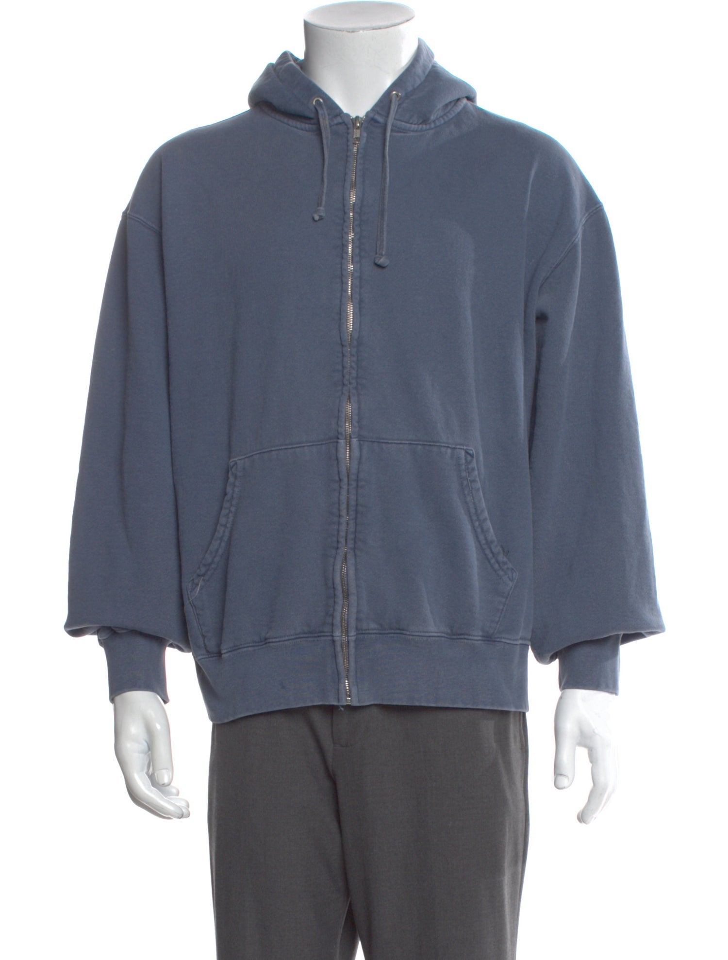 Supreme Logo ZIp Up Crew Neck Hoodie