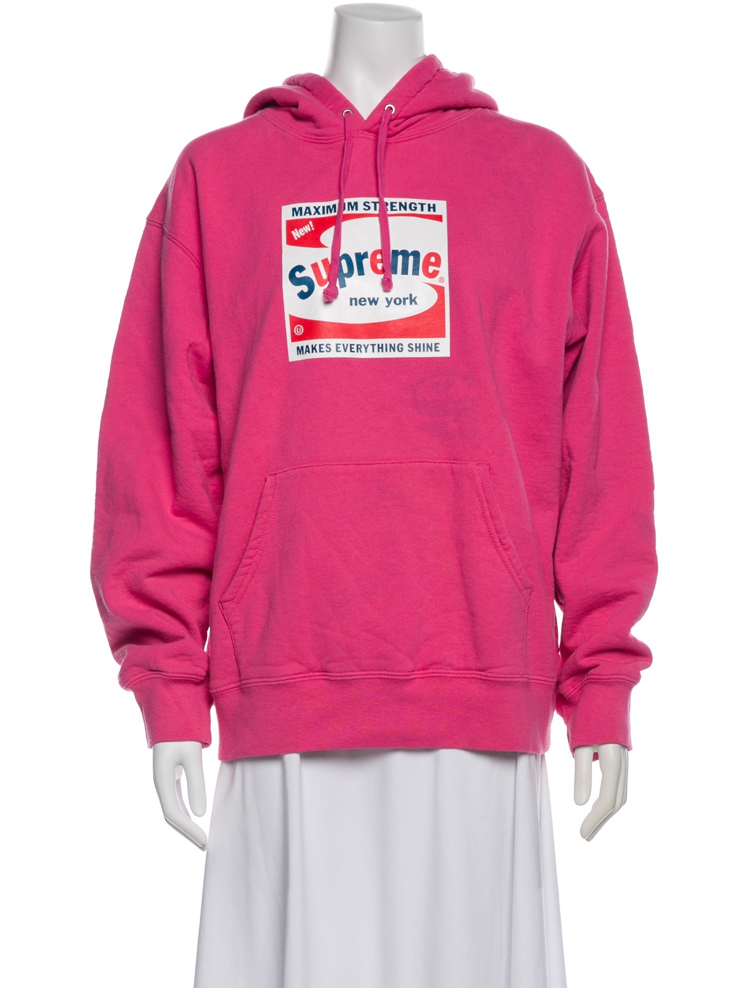 Supreme Graphic Print Crew Neck Hoodie