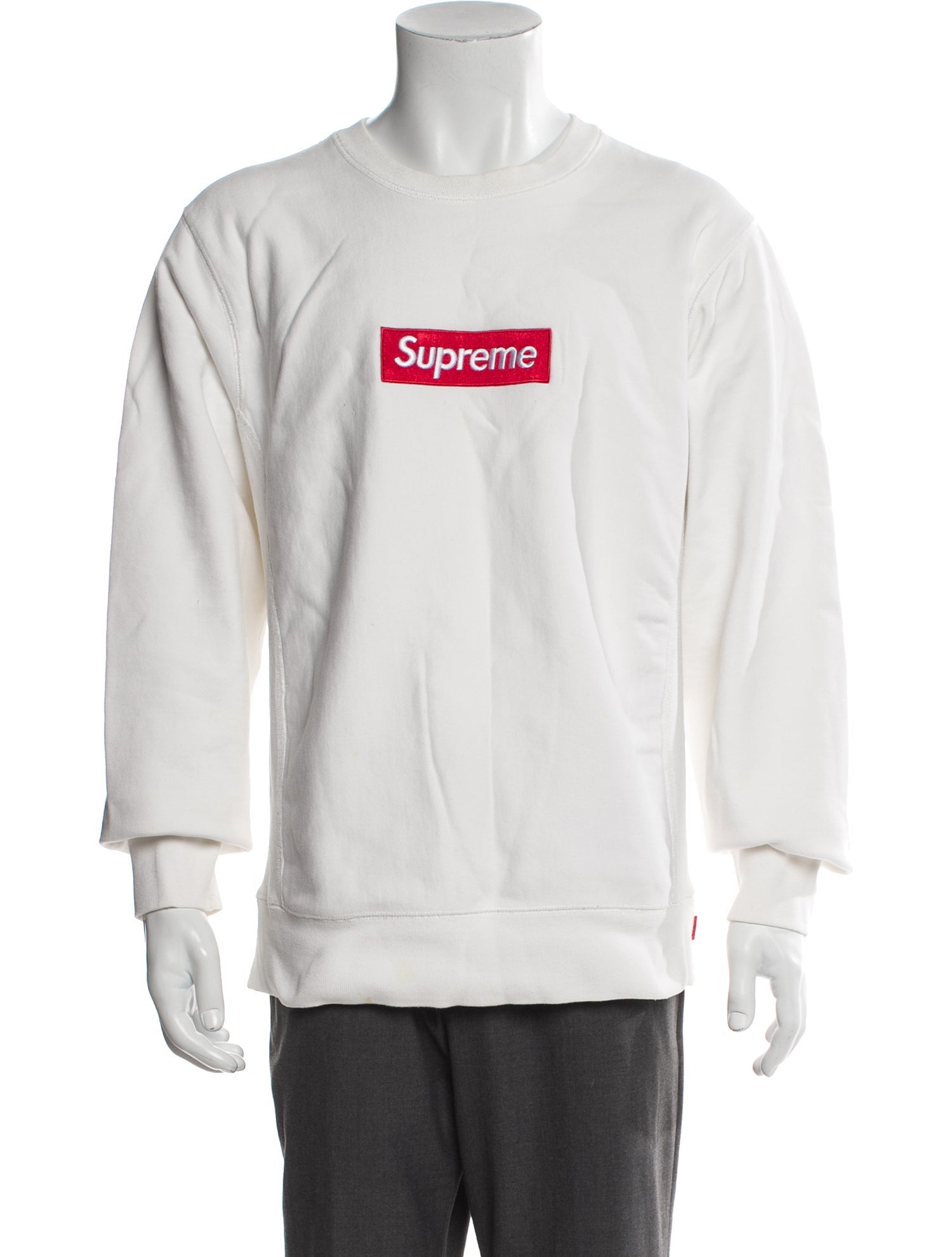 Supreme Graphic Print Crew Neck Sweatshirt