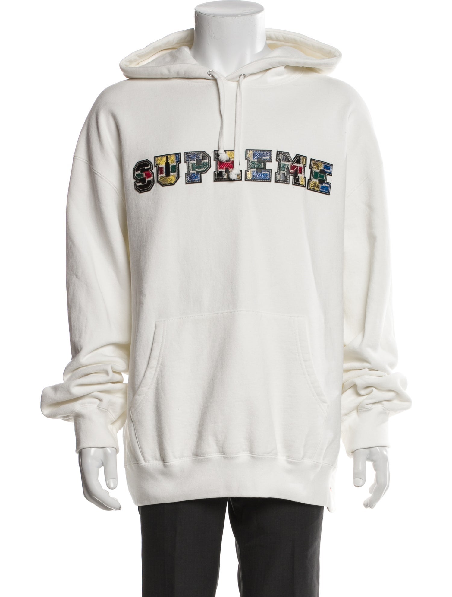 Supreme Graphic Print Crew Neck Hoodie