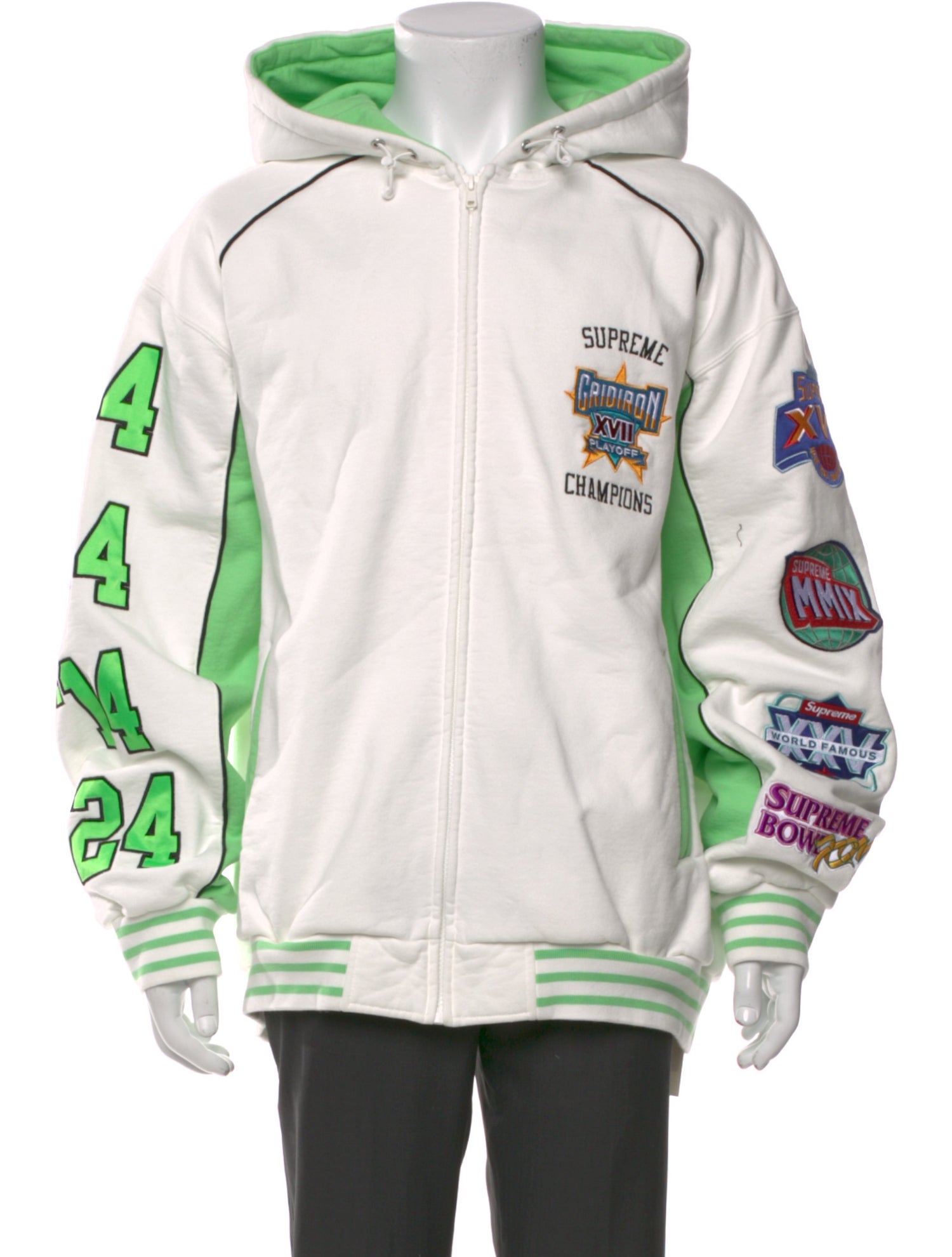 Supreme Graphic Print Crew Neck Hoodie