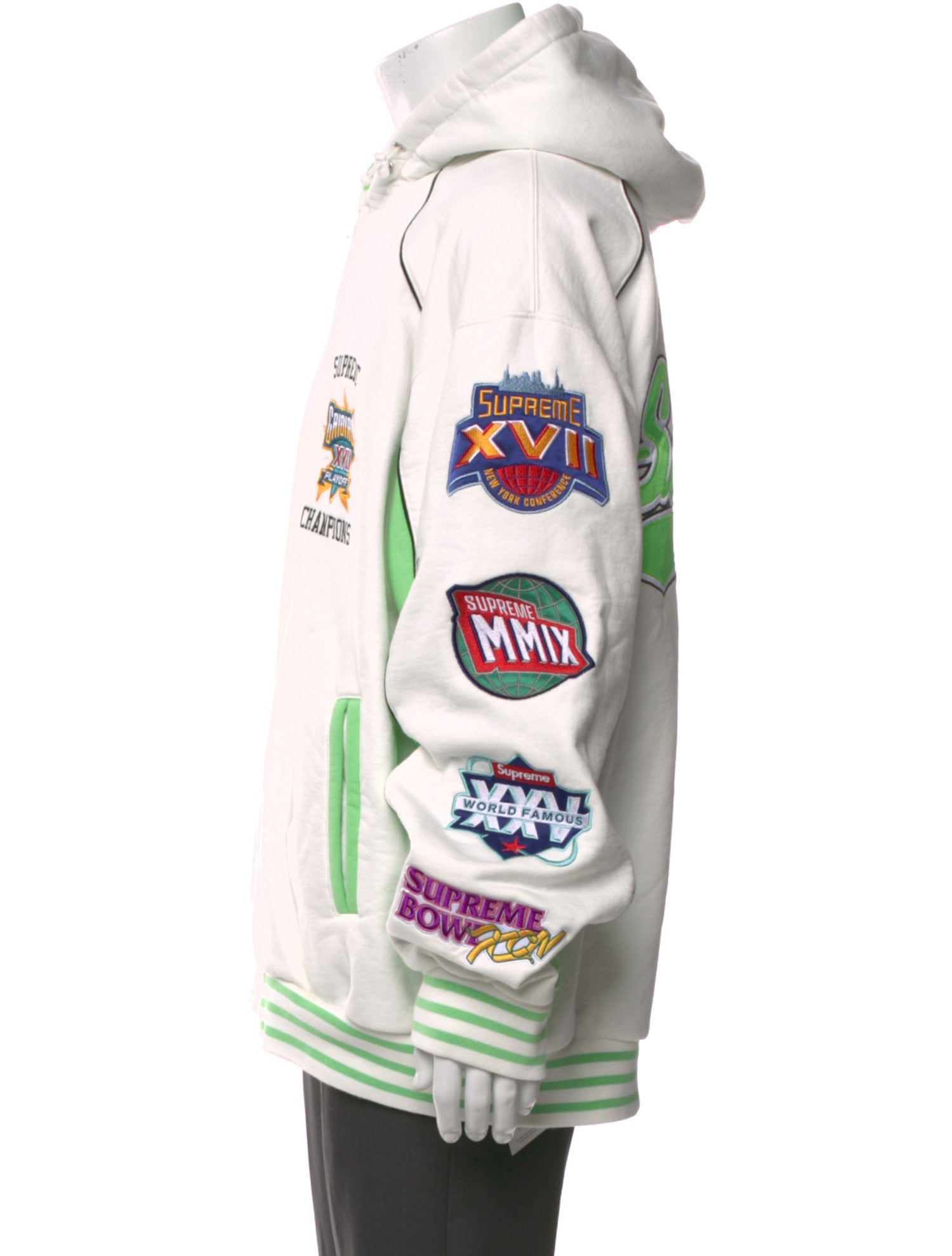 Supreme Graphic Print Crew Neck Hoodie