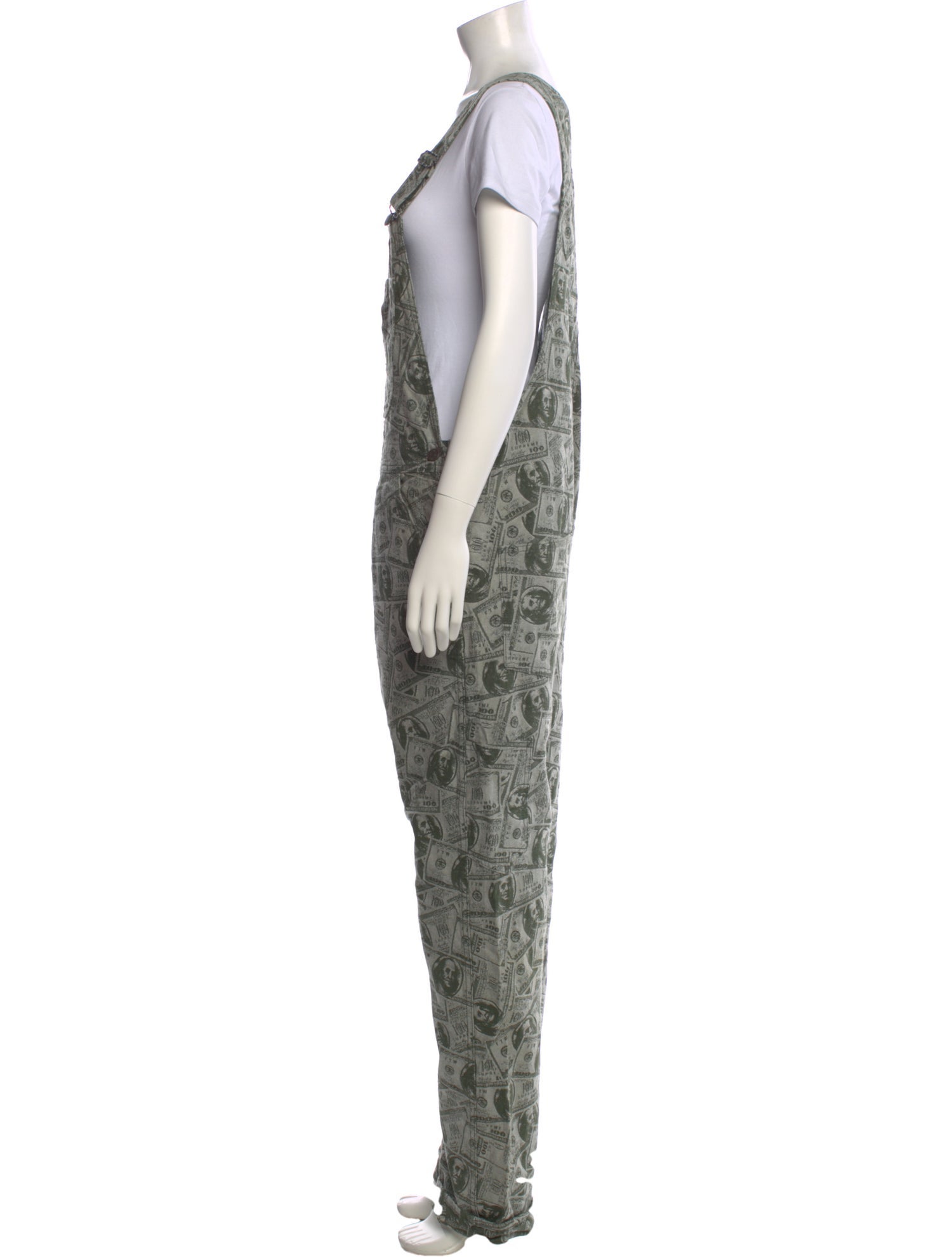 Supreme Printed Square Neckline Jumpsuit