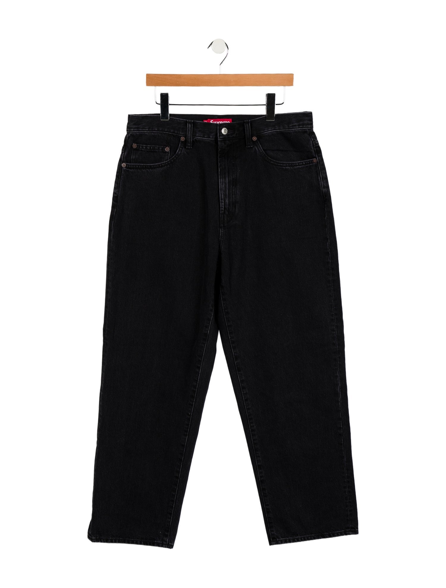 Supreme Classic Logo Straight-Leg Jeans