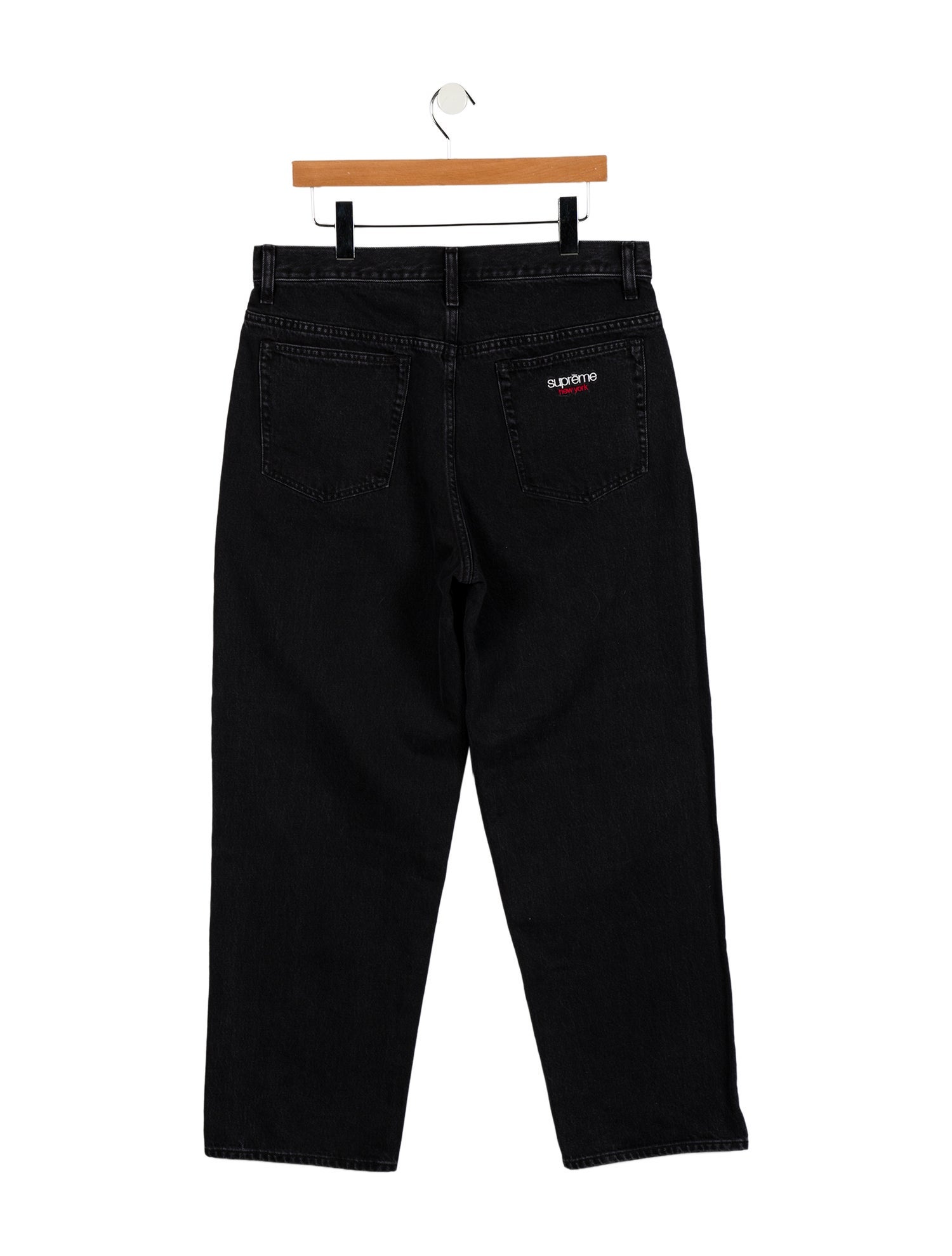 Supreme Classic Logo Straight-Leg Jeans