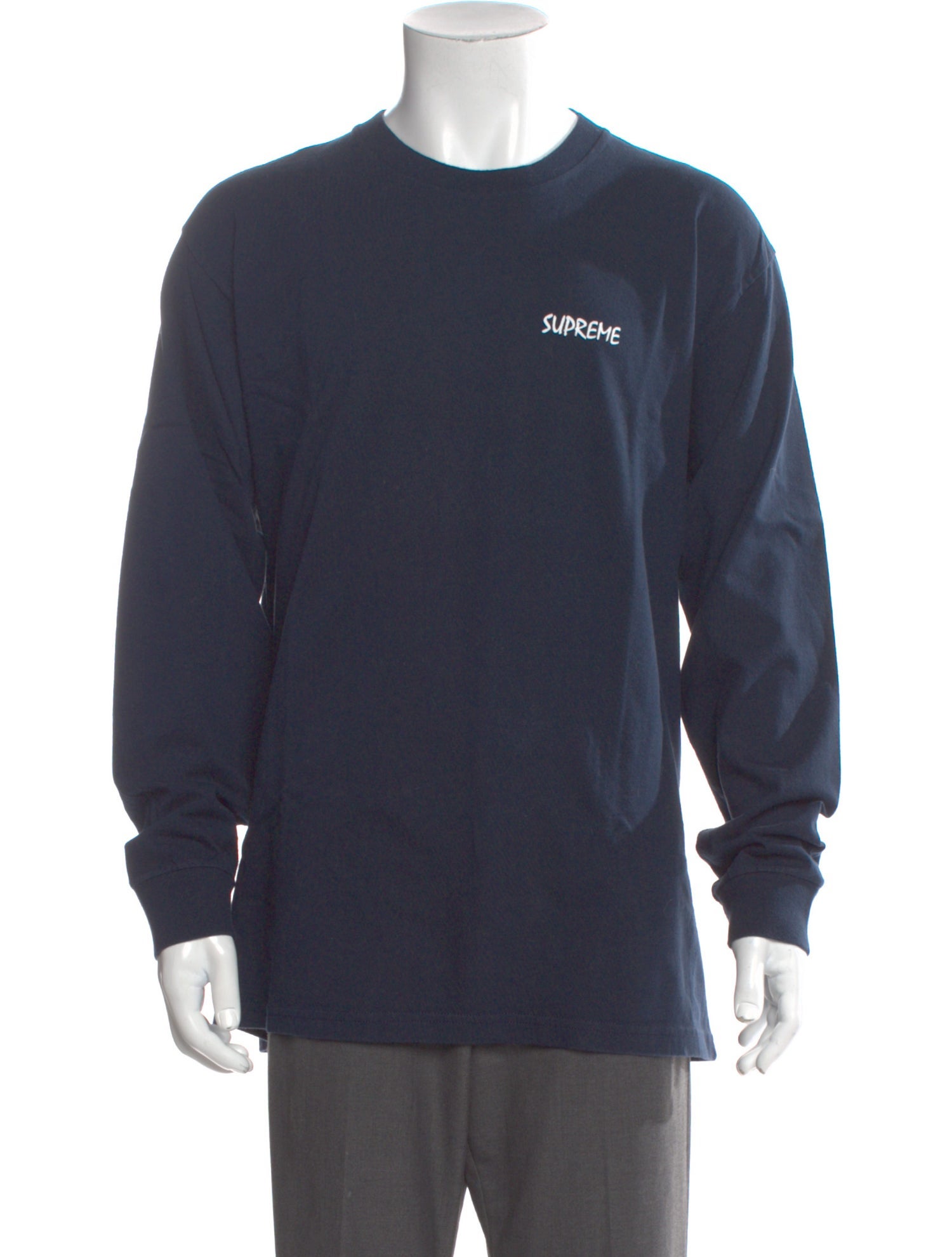 Supreme Graphic Print Crew Neck Pullover