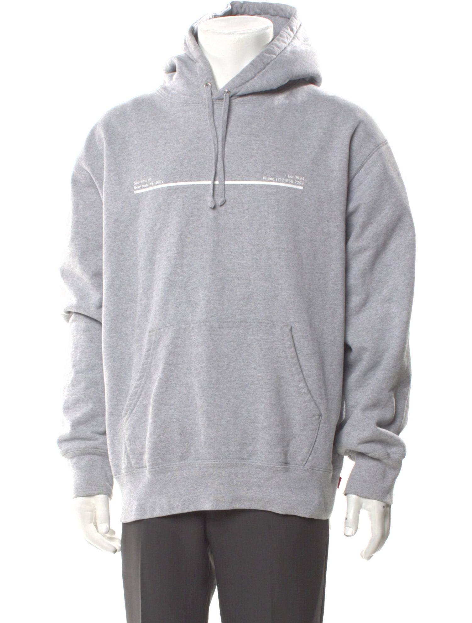 Supreme Graphic Print Crew Neck Hoodie