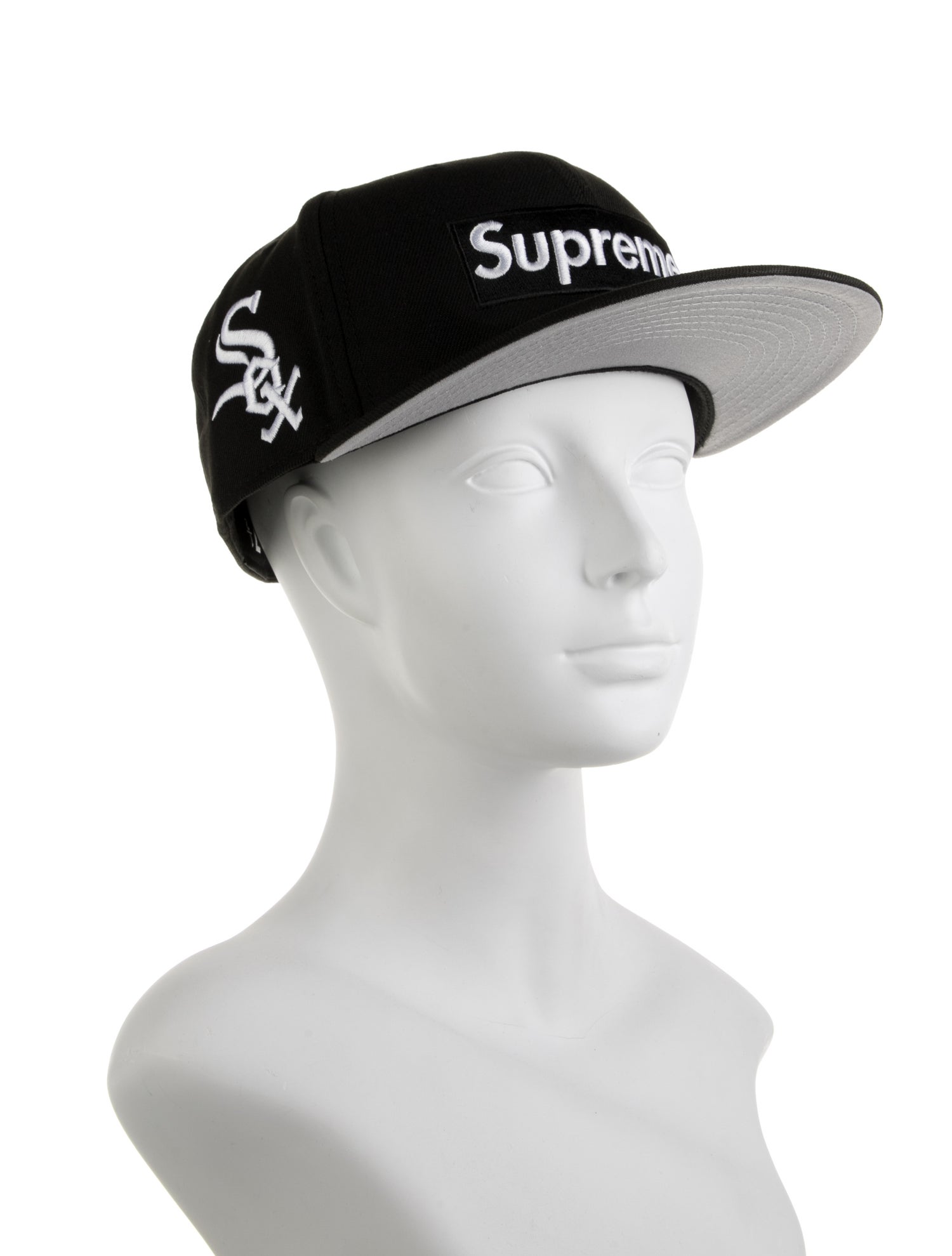 New Era x Supreme MLB Sox Box Logo Fitted Cap