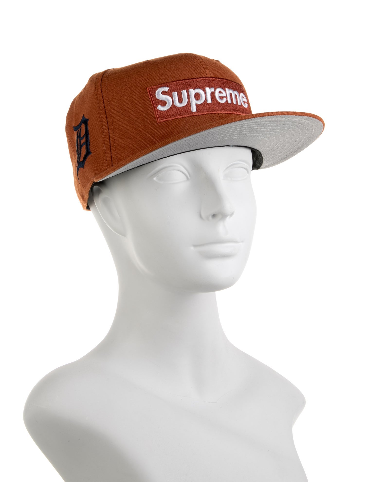 New Era x Supreme MLB Teams Detroit Box Logo Fitted Hat