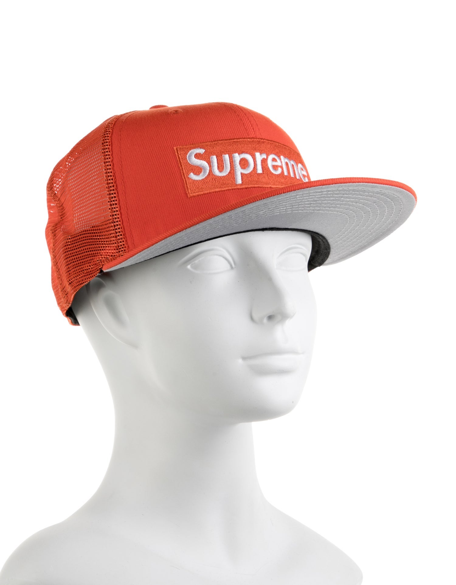 New Era x Supreme Box Logo Mesh Back Fitted Hat