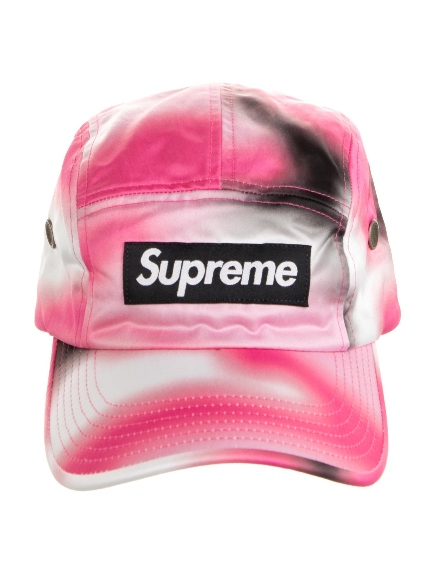 Supreme Washed Satin Camo Camp Cap