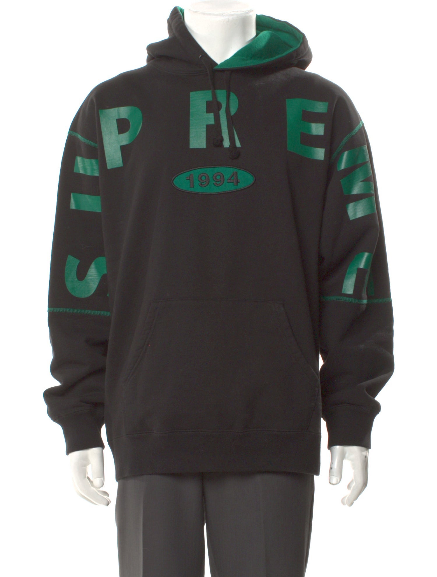 Supreme Graphic Print Crew Neck Hoodie