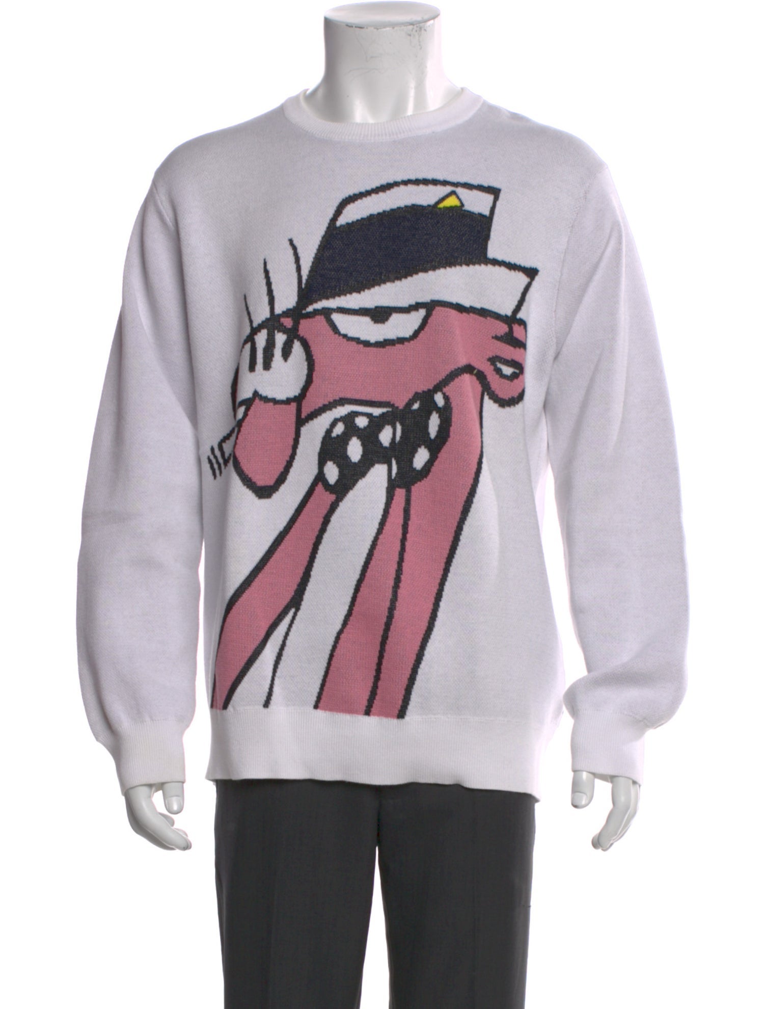 Supreme Graphic Print Crew Neck Pullover