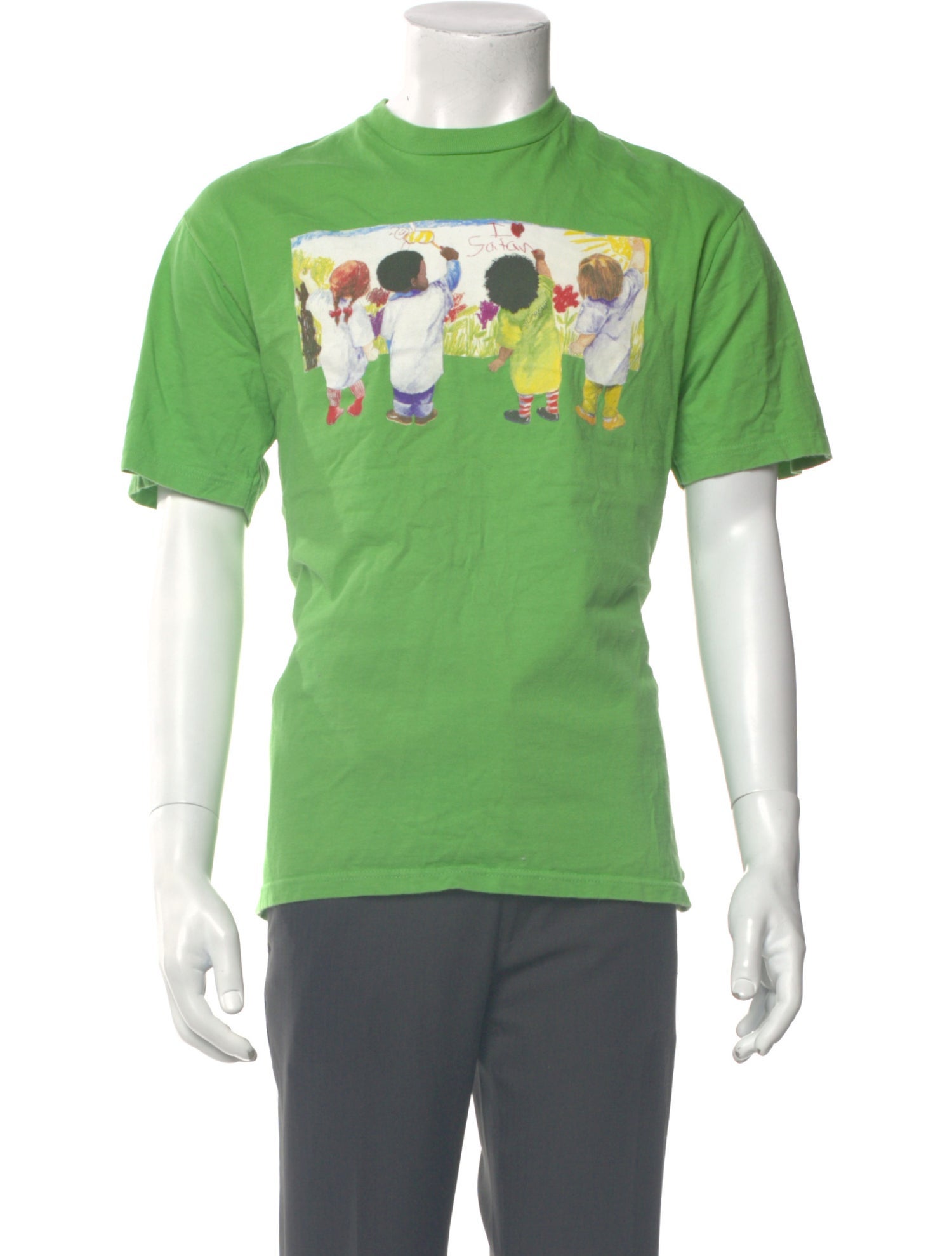 Supreme Graphic Print Crew Neck T-Shirt