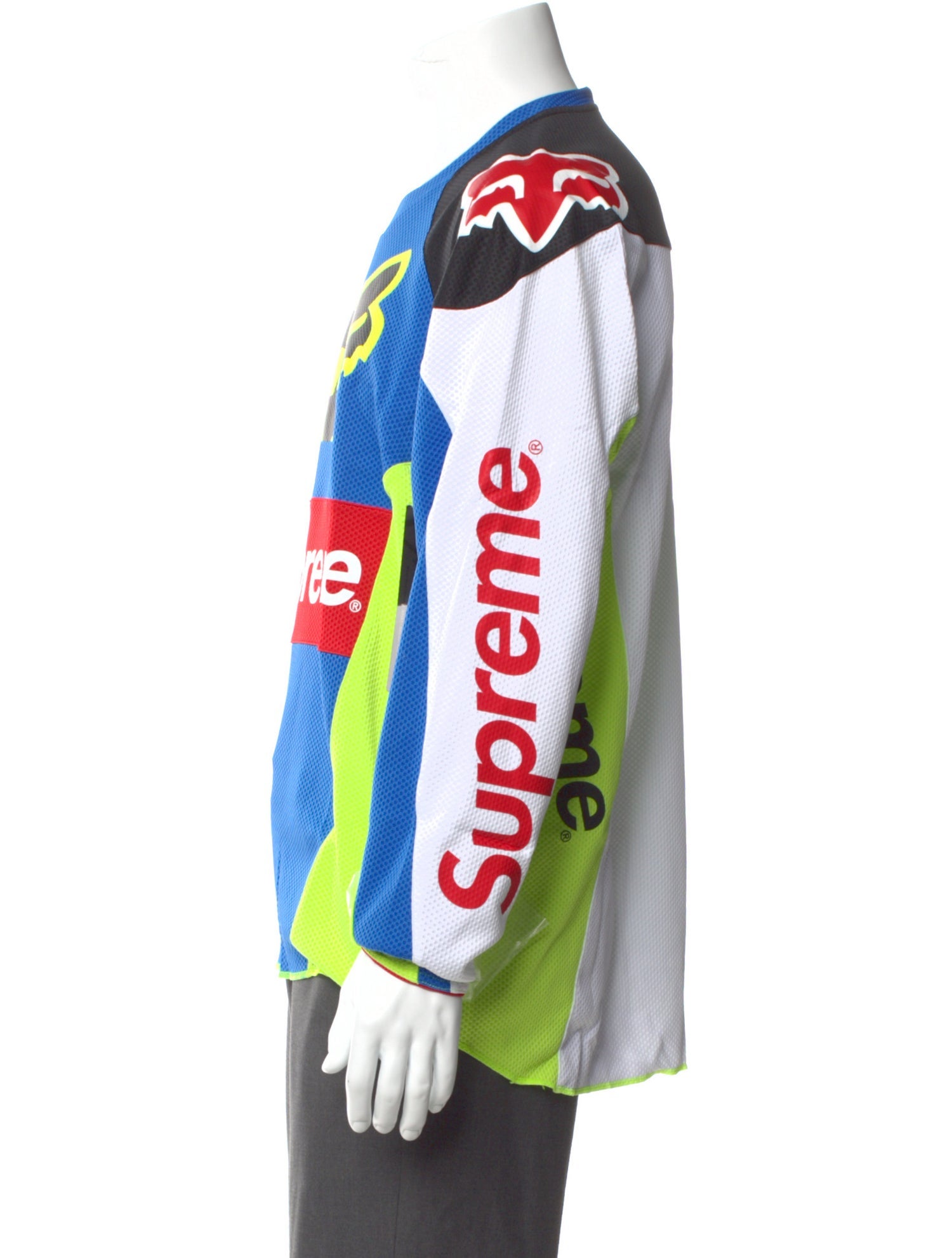 Supreme x Fox x Fox Racing Moto Jersey L/S Top Printed Shirt w