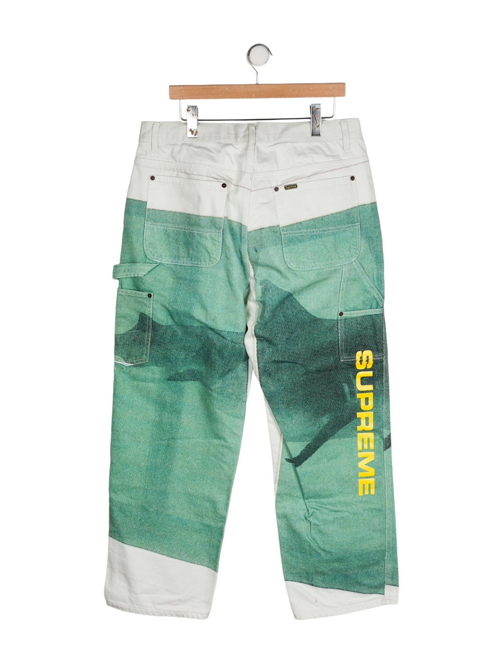 Supreme Colorblock Pattern Pants - image 2