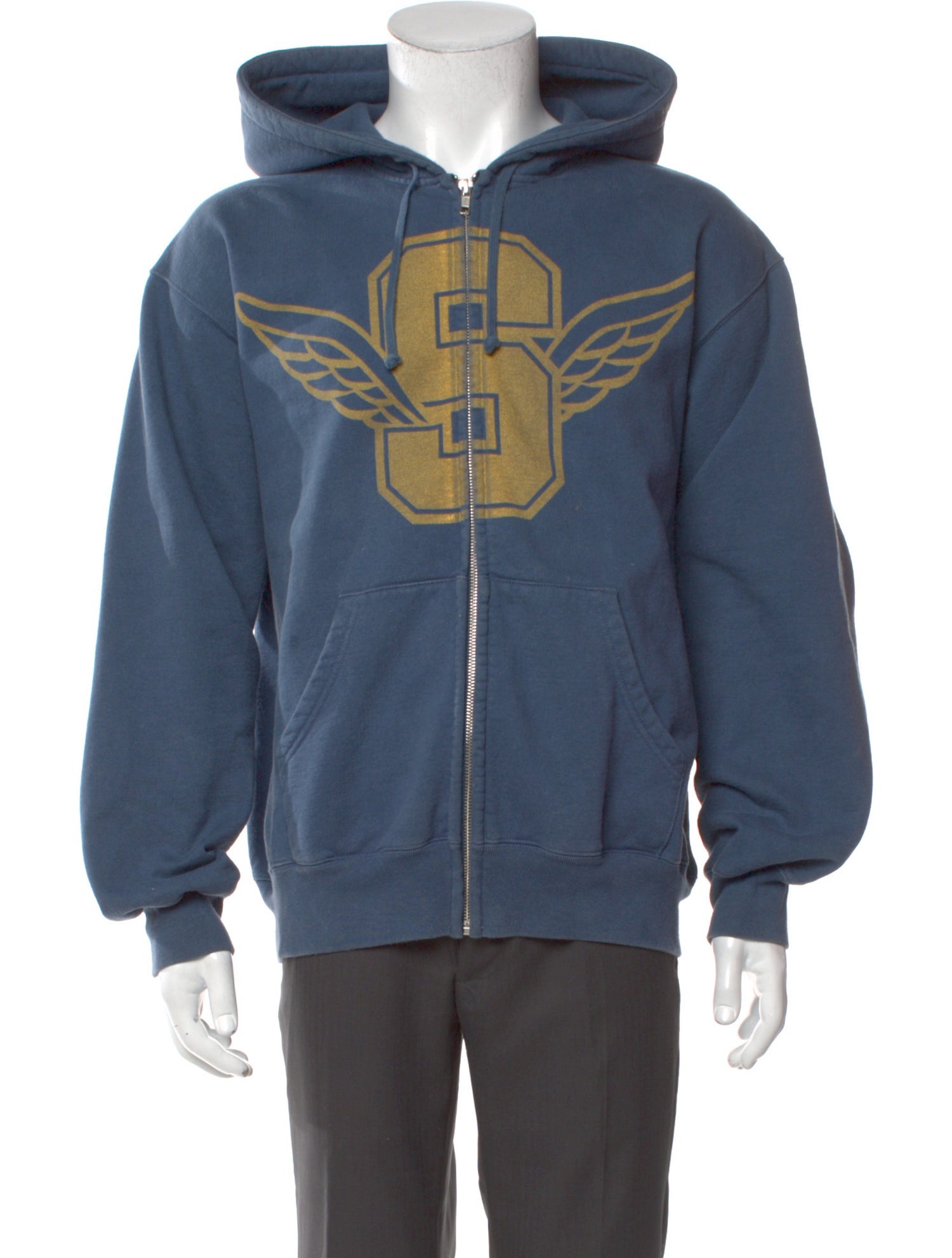 Supreme Graphic Print Crew Neck Hoodie