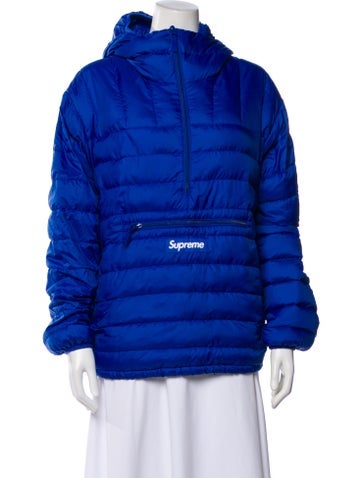 Pre-owned Supreme Down Jacket In Blue