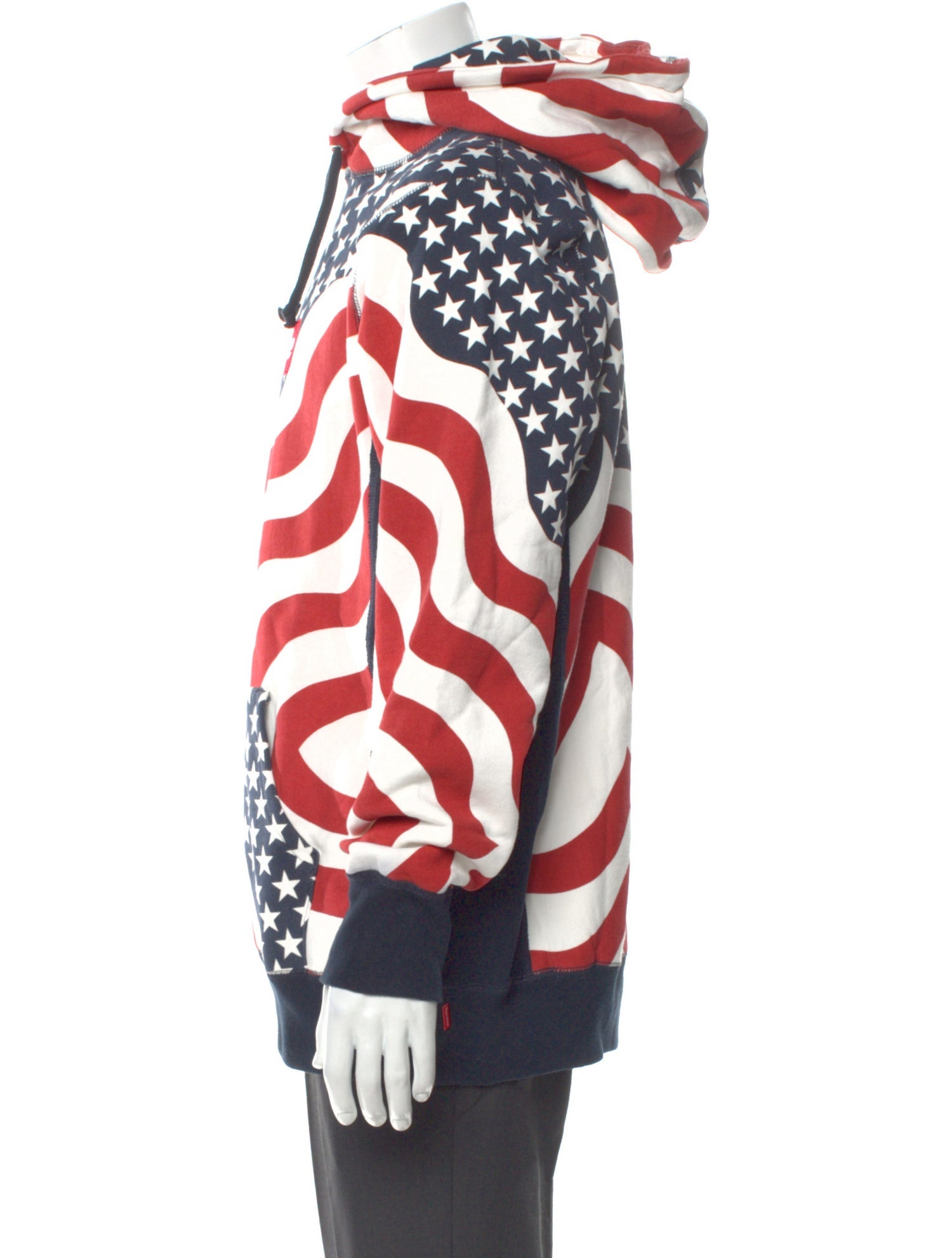Supreme 2013 American Flag Box Logo Hoodie