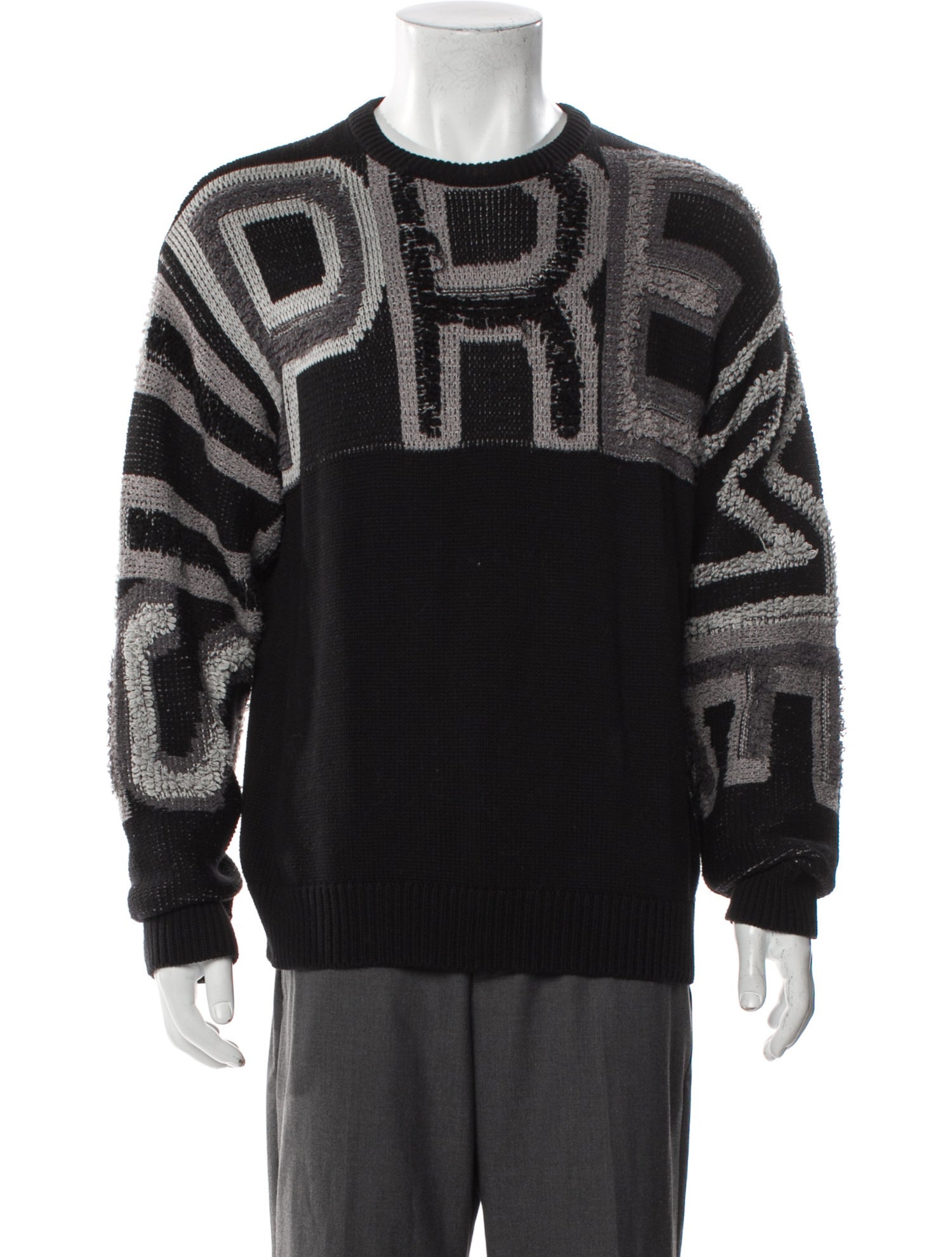 Supreme Graphic Print Crew Neck Pullover