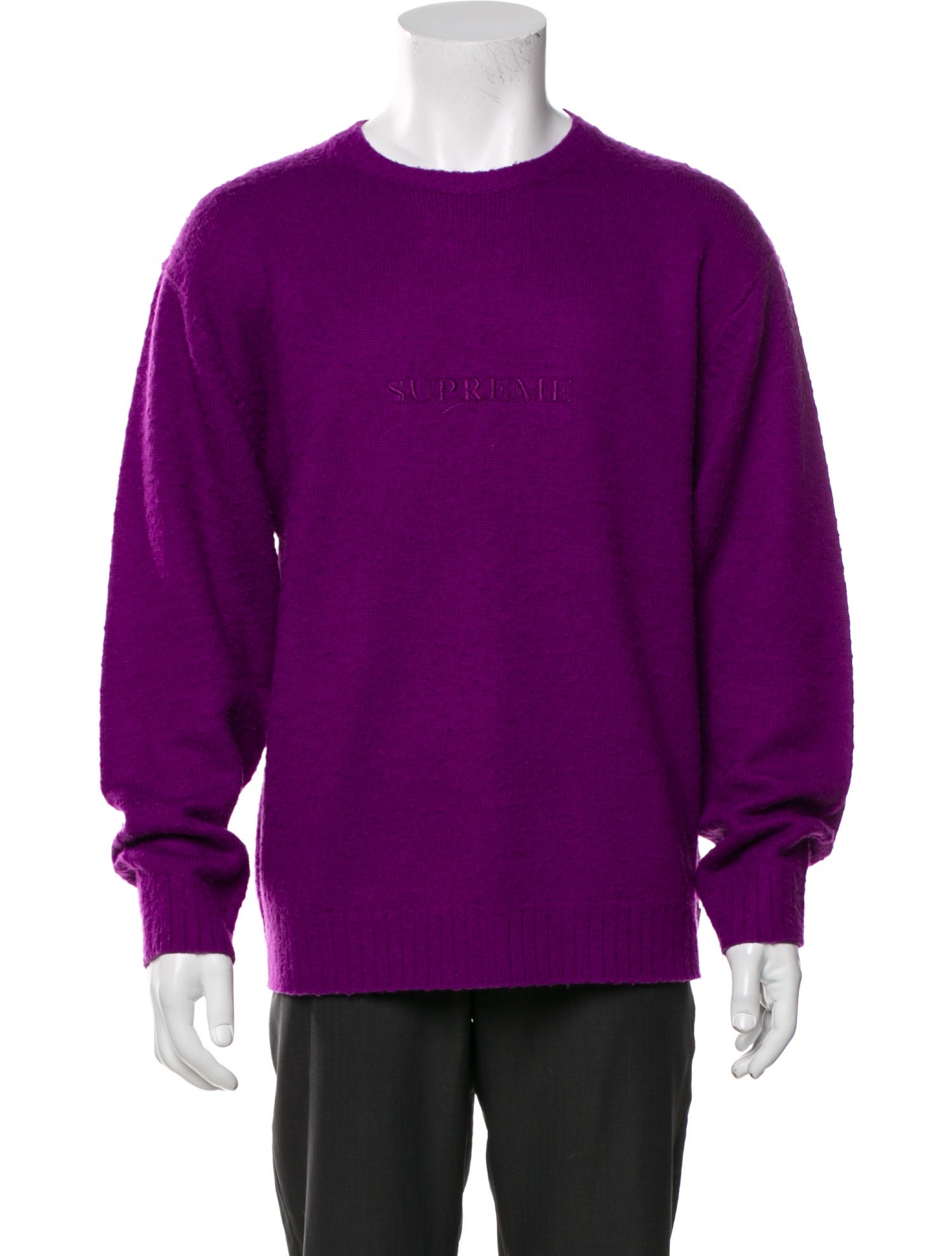 Supreme Crew Neck Long Sleeve Pullover