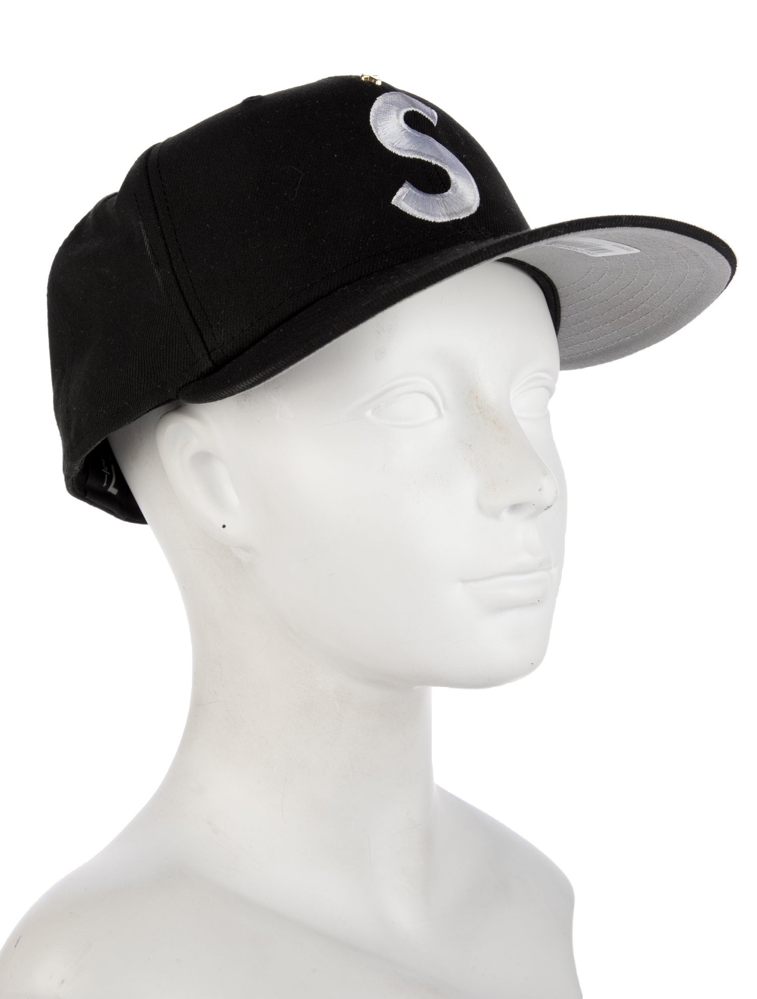 New Era x Supreme Gold Cross S Logo Fitted Hat