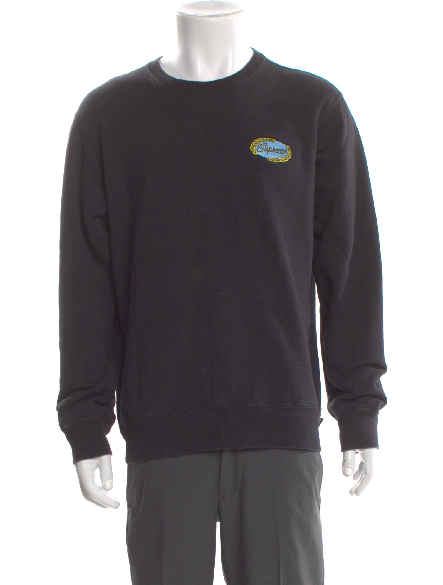Supreme Graphic Print Crew Neck Pullover