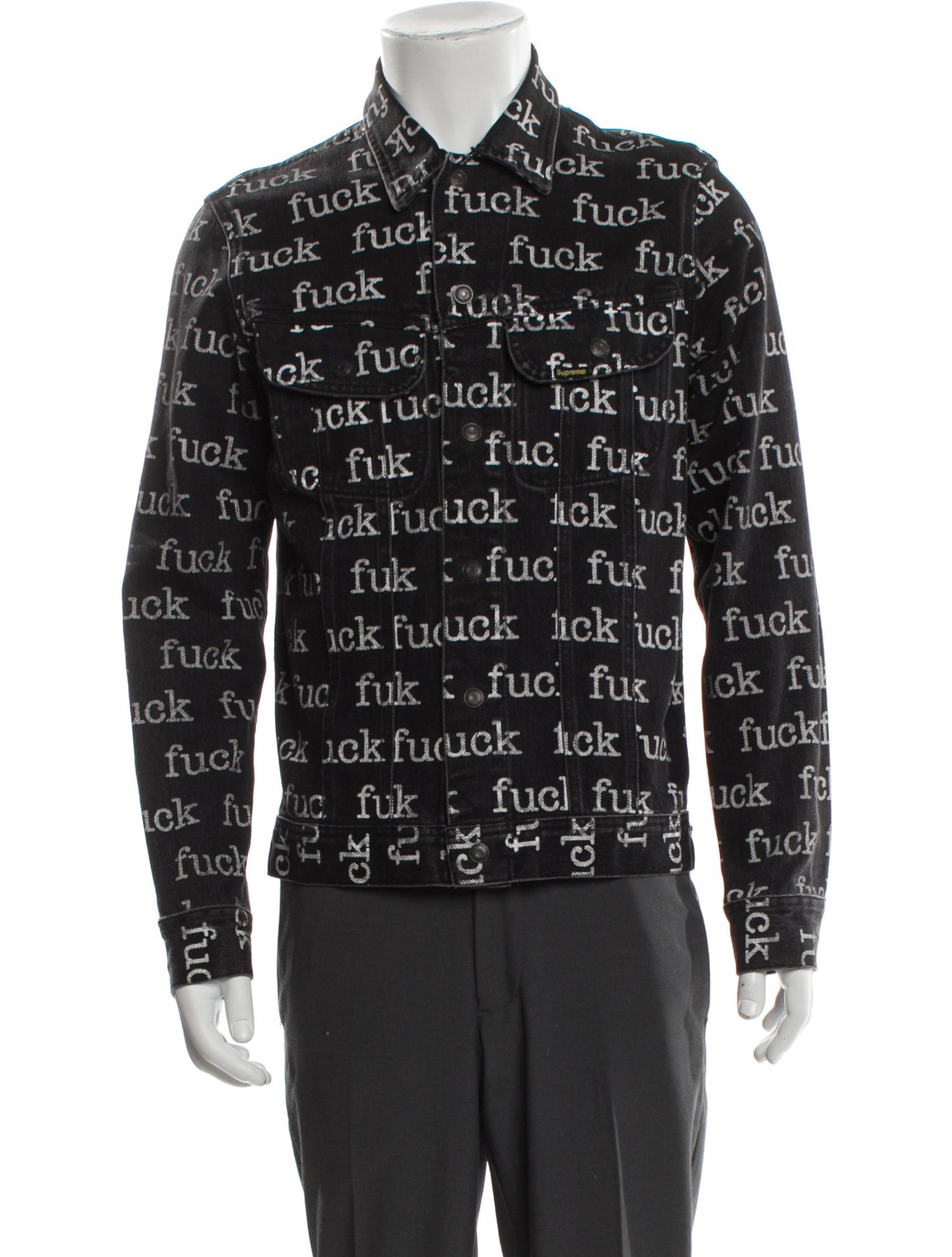 Supreme 2013 'Fuck' Denim Jacket