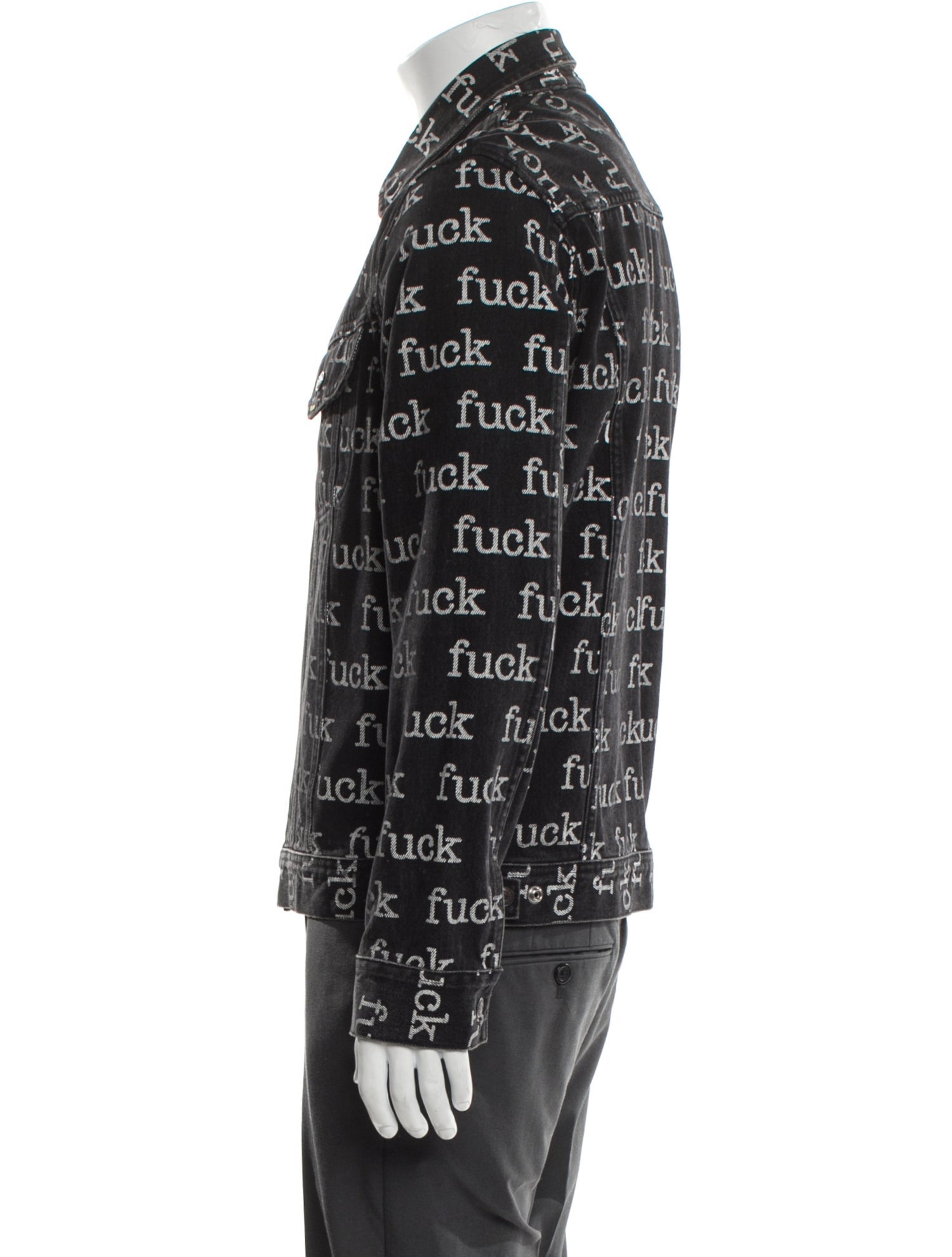 Supreme 2013 'Fuck' Denim Jacket