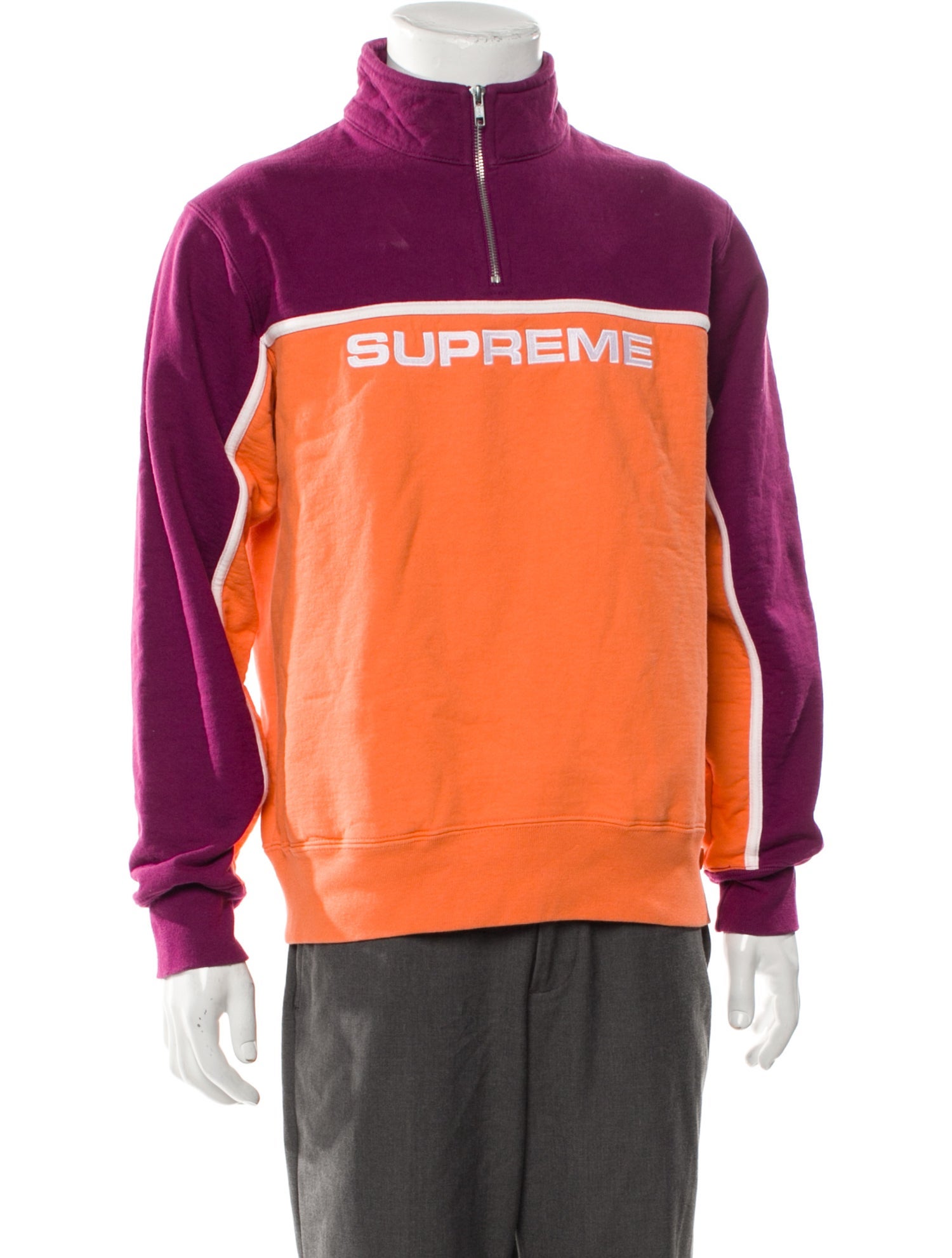 Supreme Colorblock Pattern Windbreaker