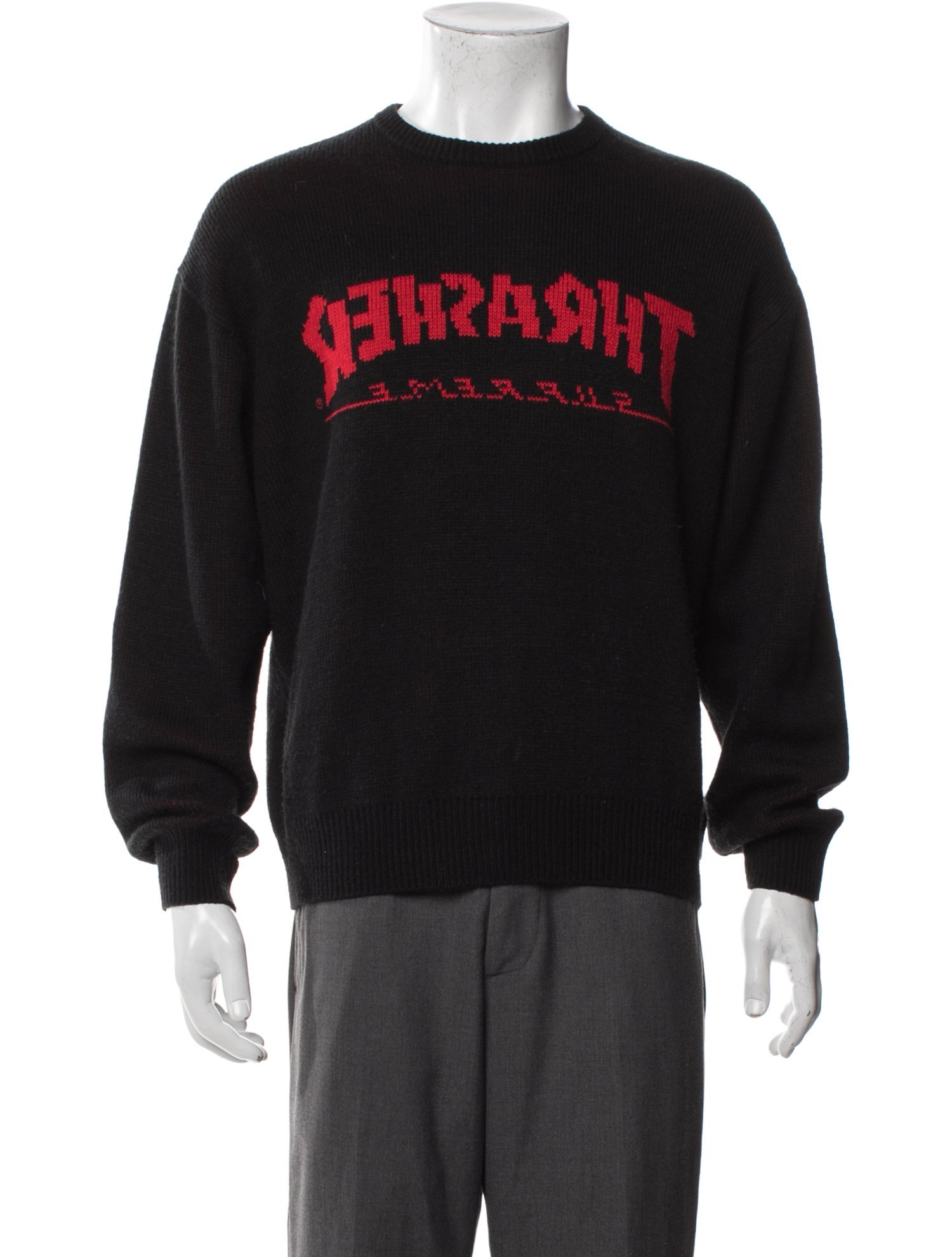 Supreme Graphic Print Crew Neck Pullover
