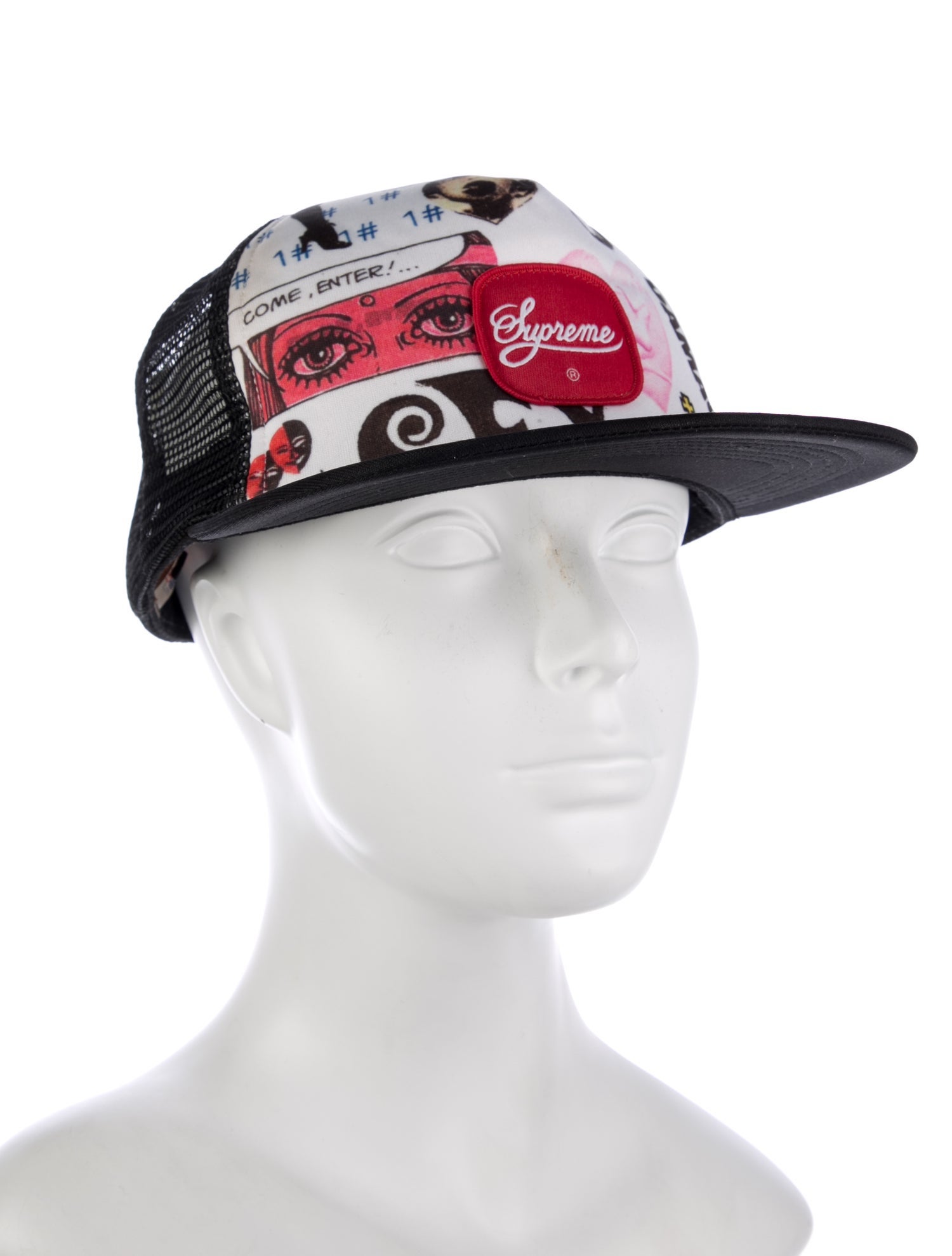 Supreme Blood Lust Mesh Back 5-Panel - Black Hats, Accessories