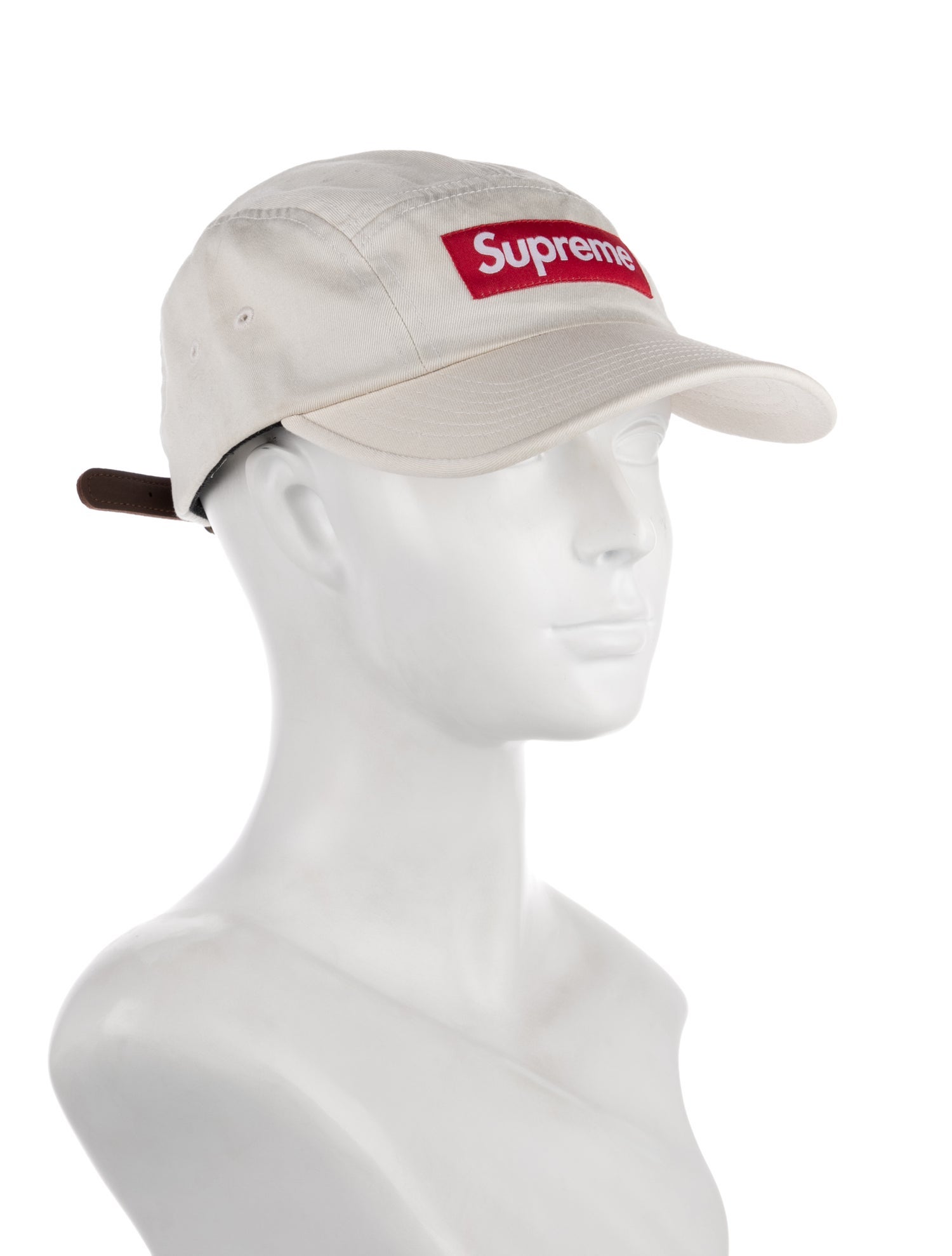 Supreme Box Logo Camp Cap - White Hats, Accessories - WSPME89389